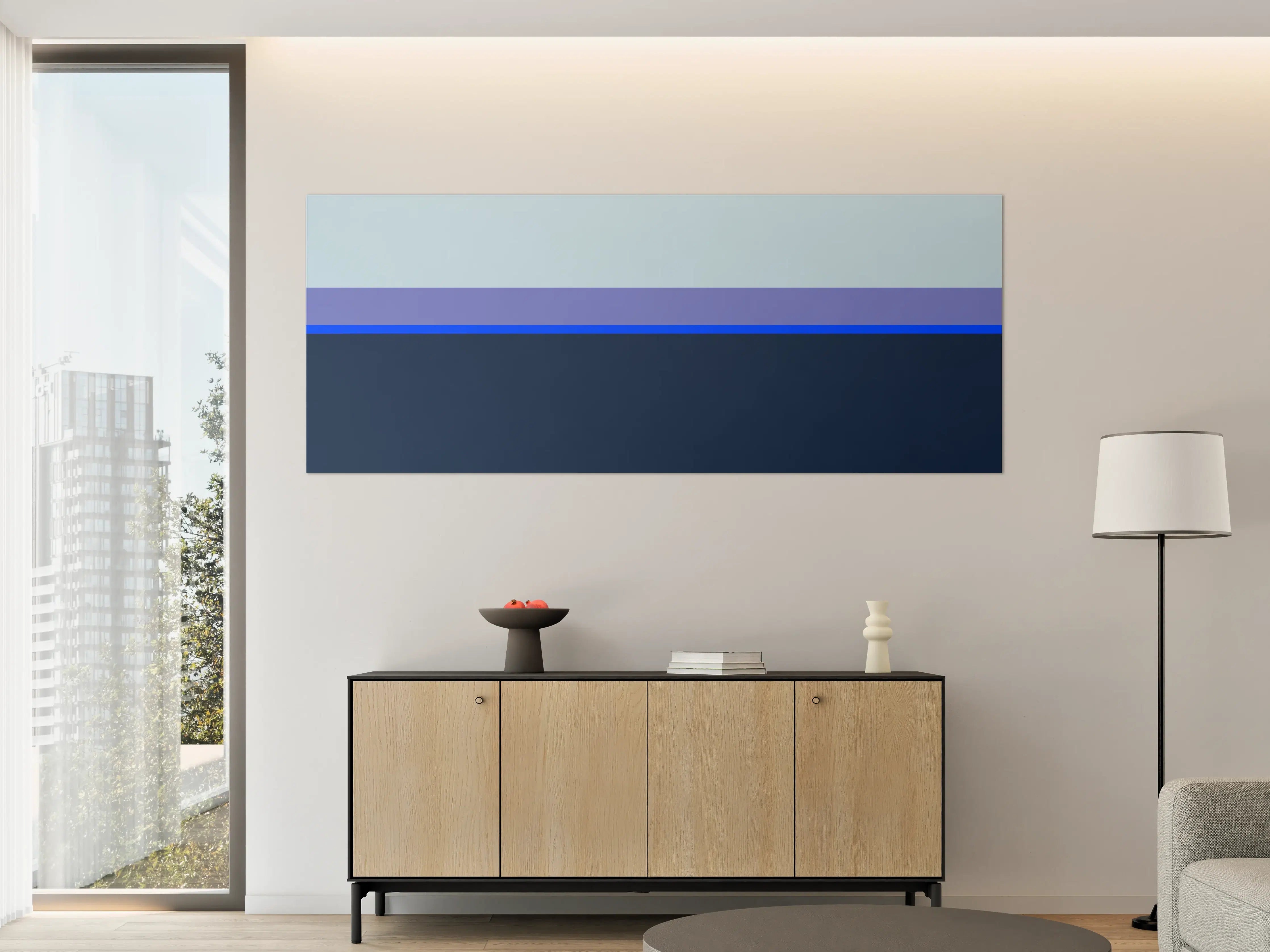 Große Wandbilder - The Blues - Horizontal - Blueberry