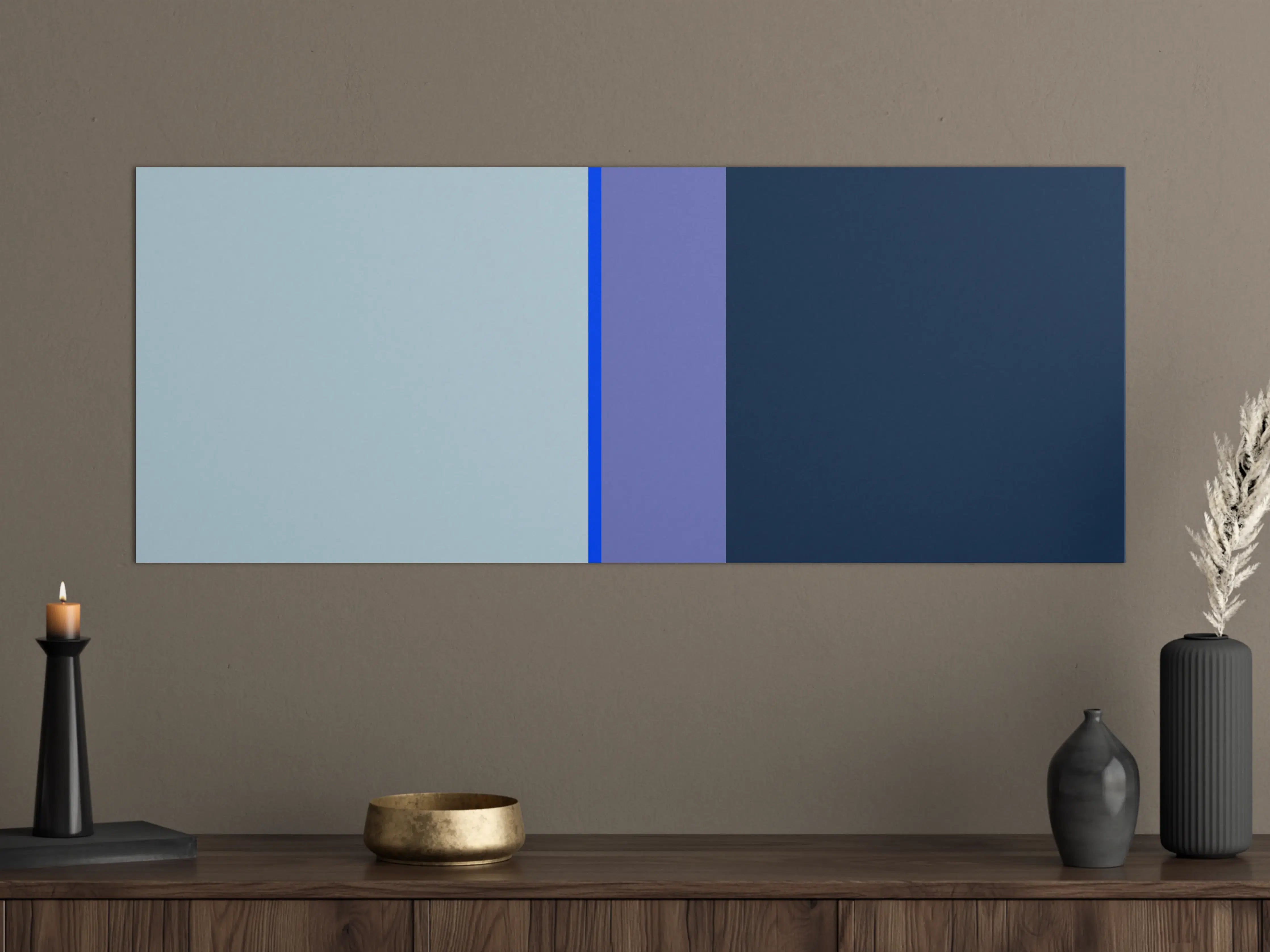 Große Wandbilder - The Blues - Vertical - Blueberry