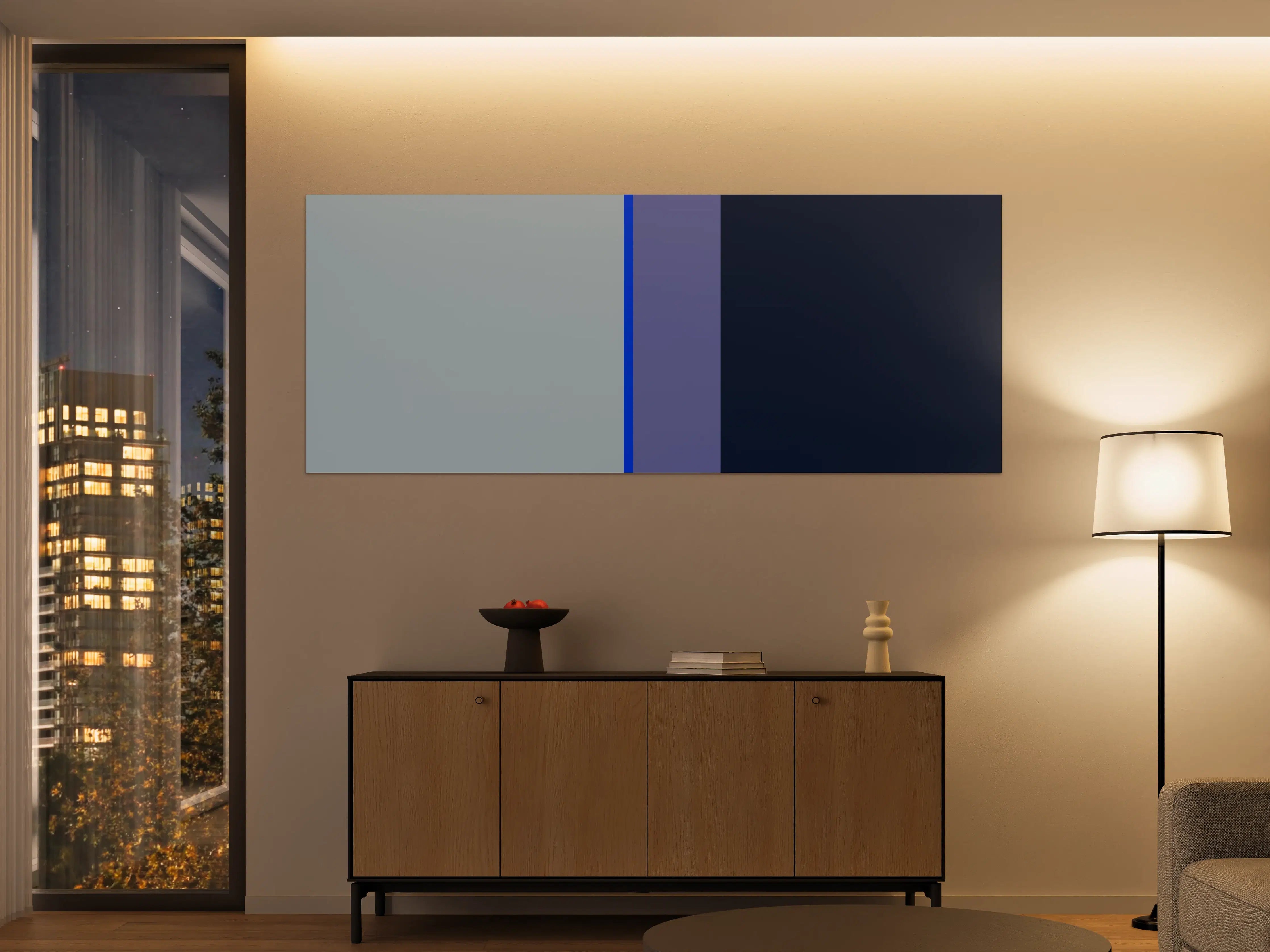 Große Wandbilder - The Blues - Vertical - Blueberry