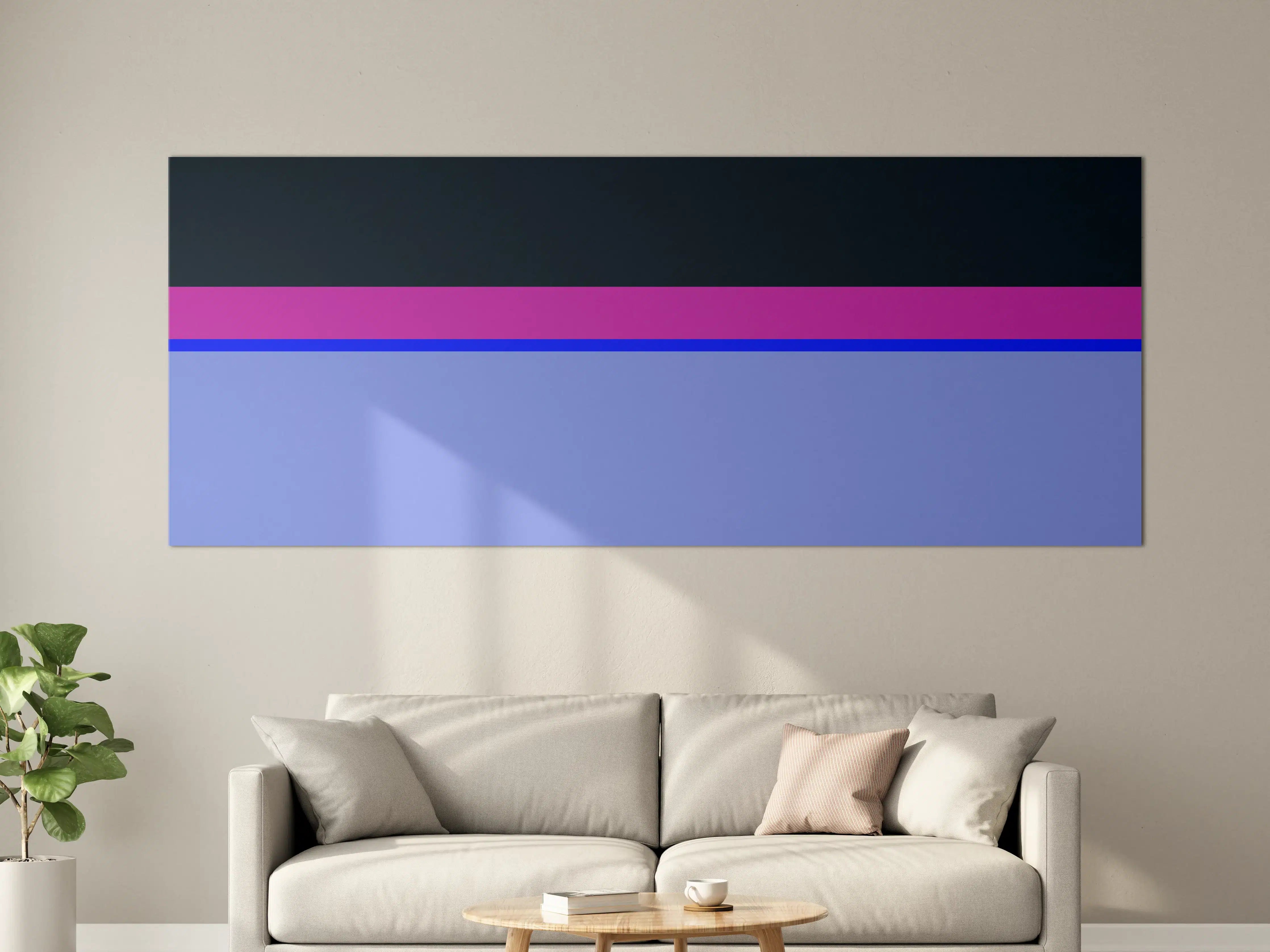 Große Wandbilder - The Neons - Horizontal - Luna