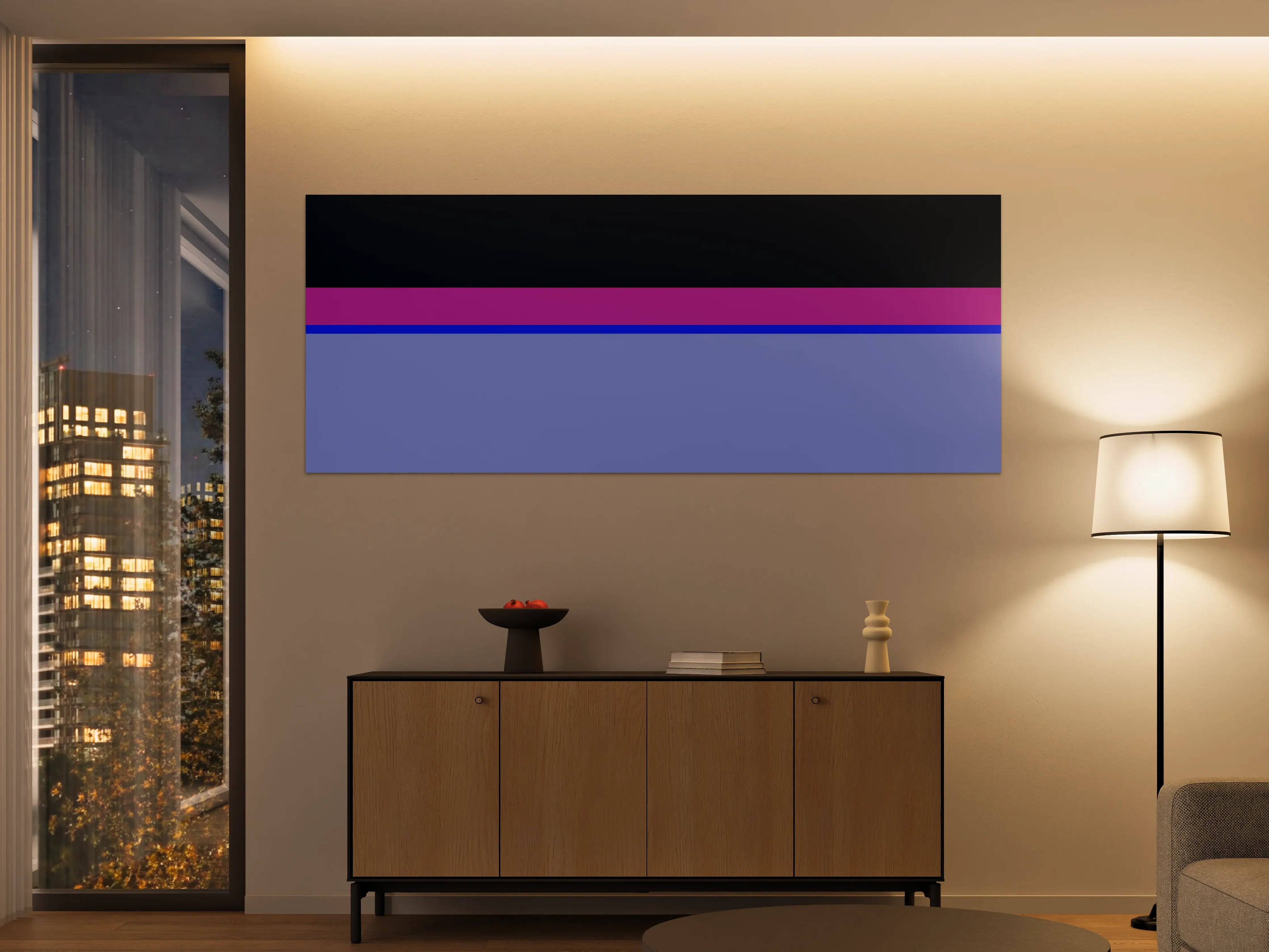 Große Wandbilder - The Neons - Horizontal - Luna