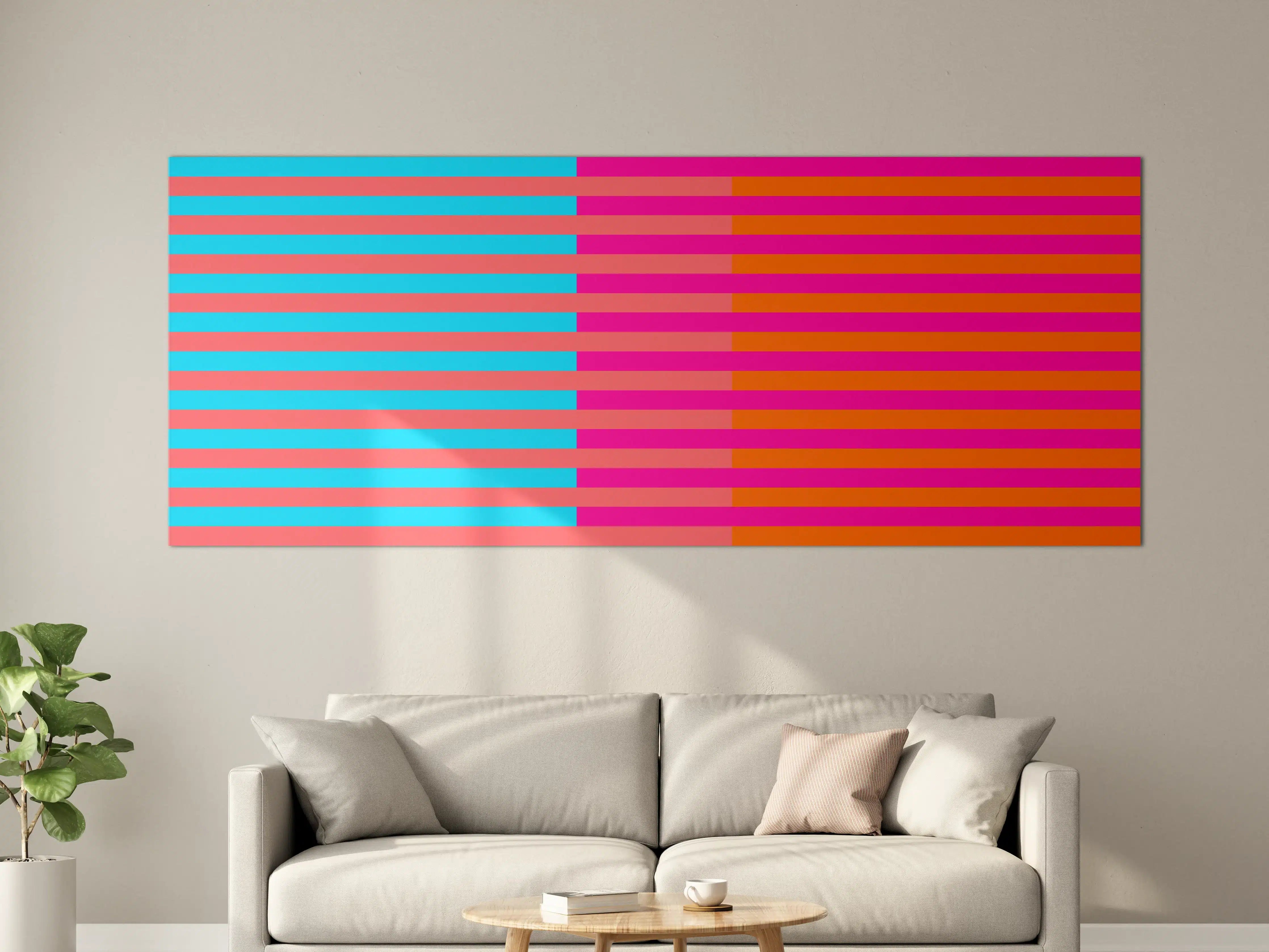 Große Wandbilder - The Neons - Multy Stripes - Nova