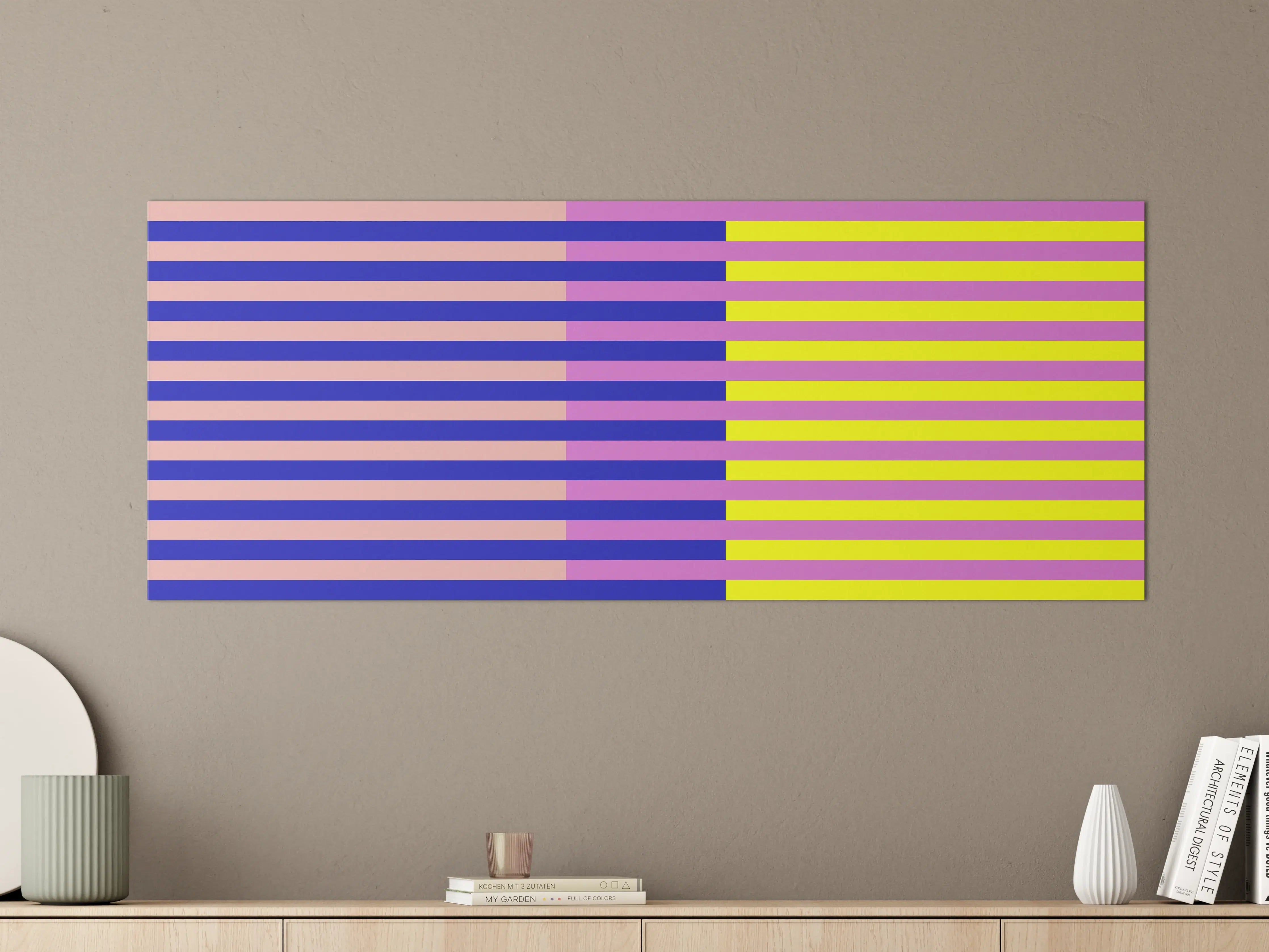 Große Wandbilder - The Neons - Multy Stripes - Stellar