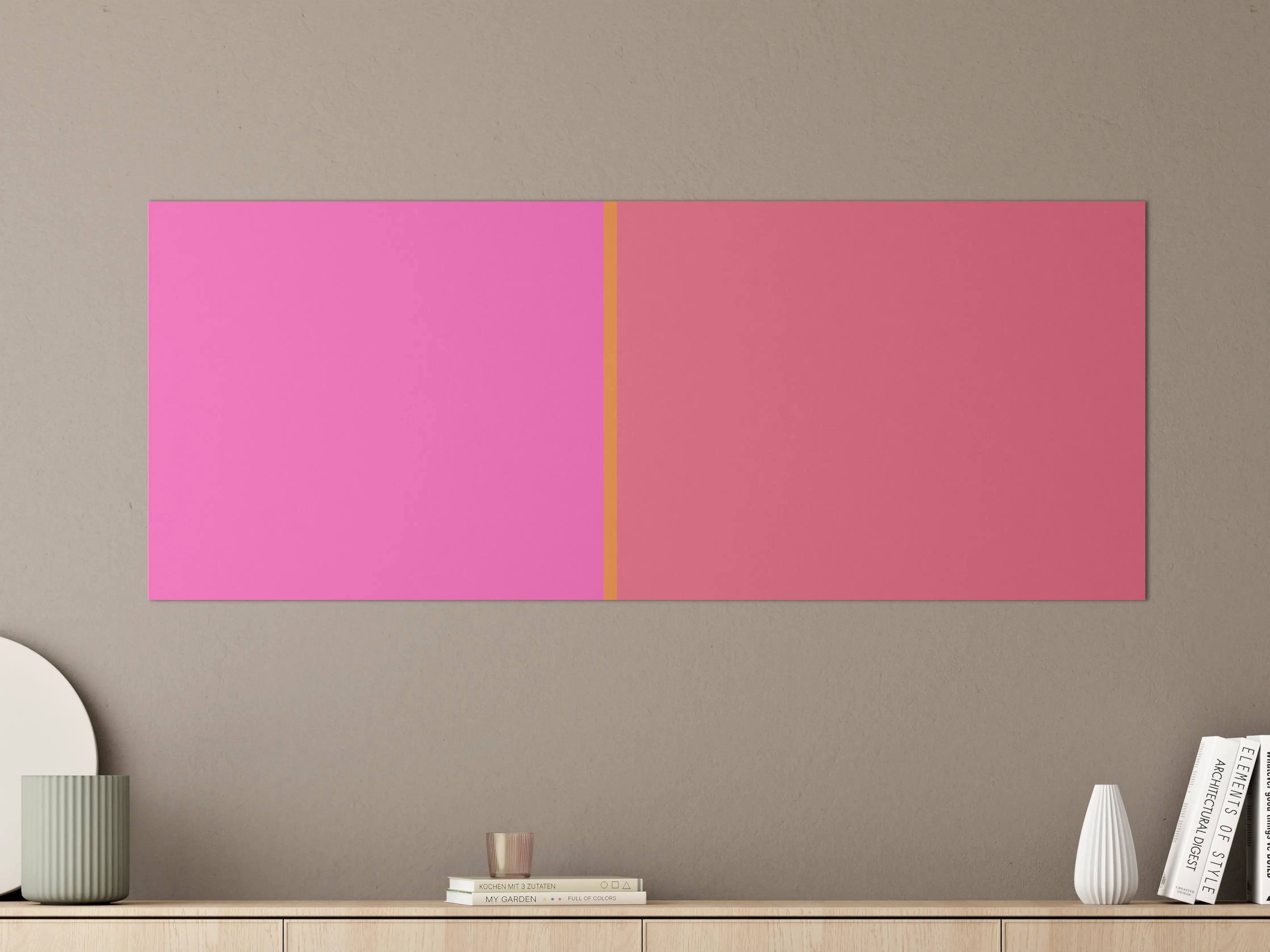 Große Wandbilder - The Oranges - Easy Vertical - Fuchsia