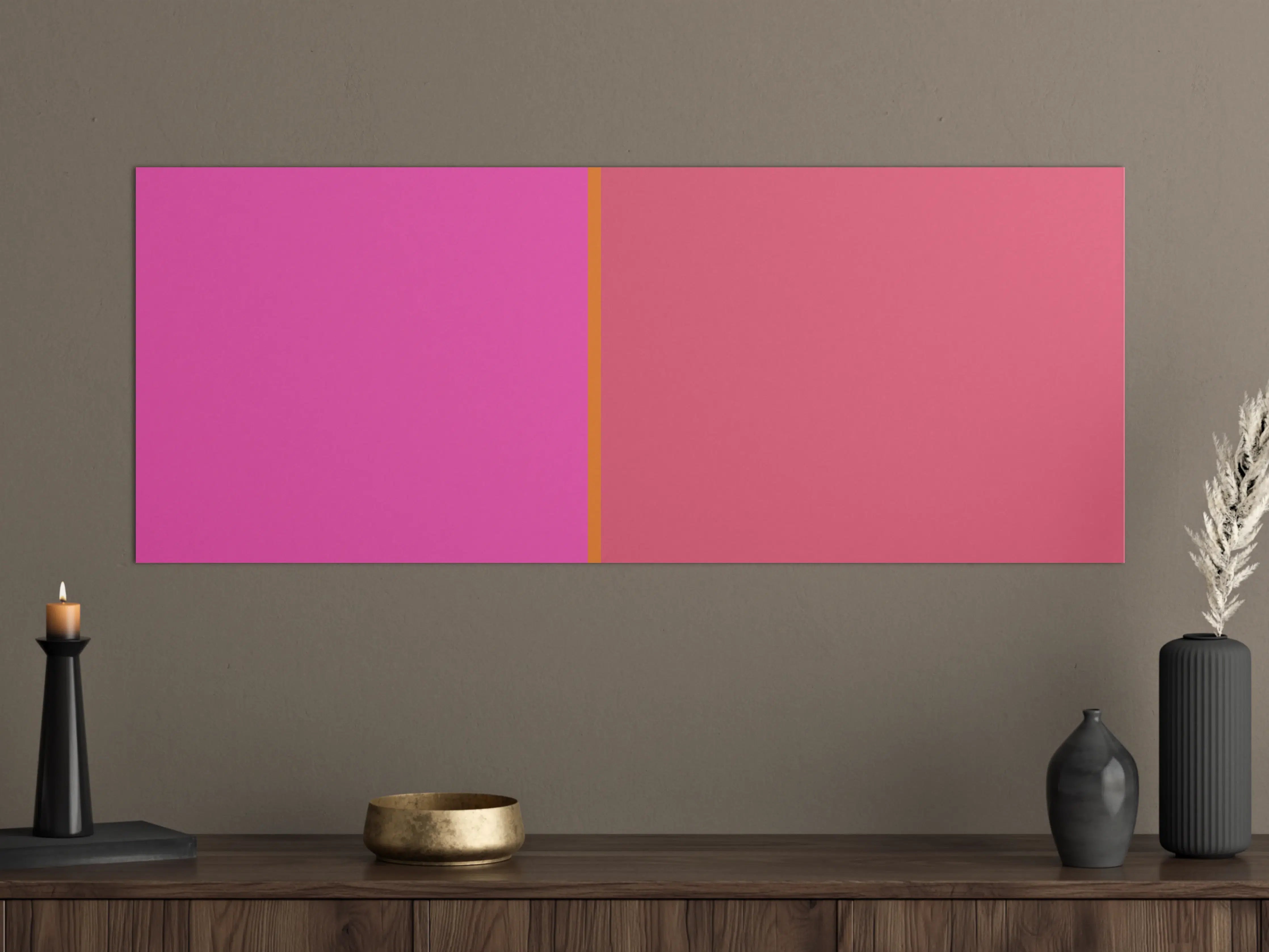 Große Wandbilder - The Oranges - Easy Vertical - Fuchsia