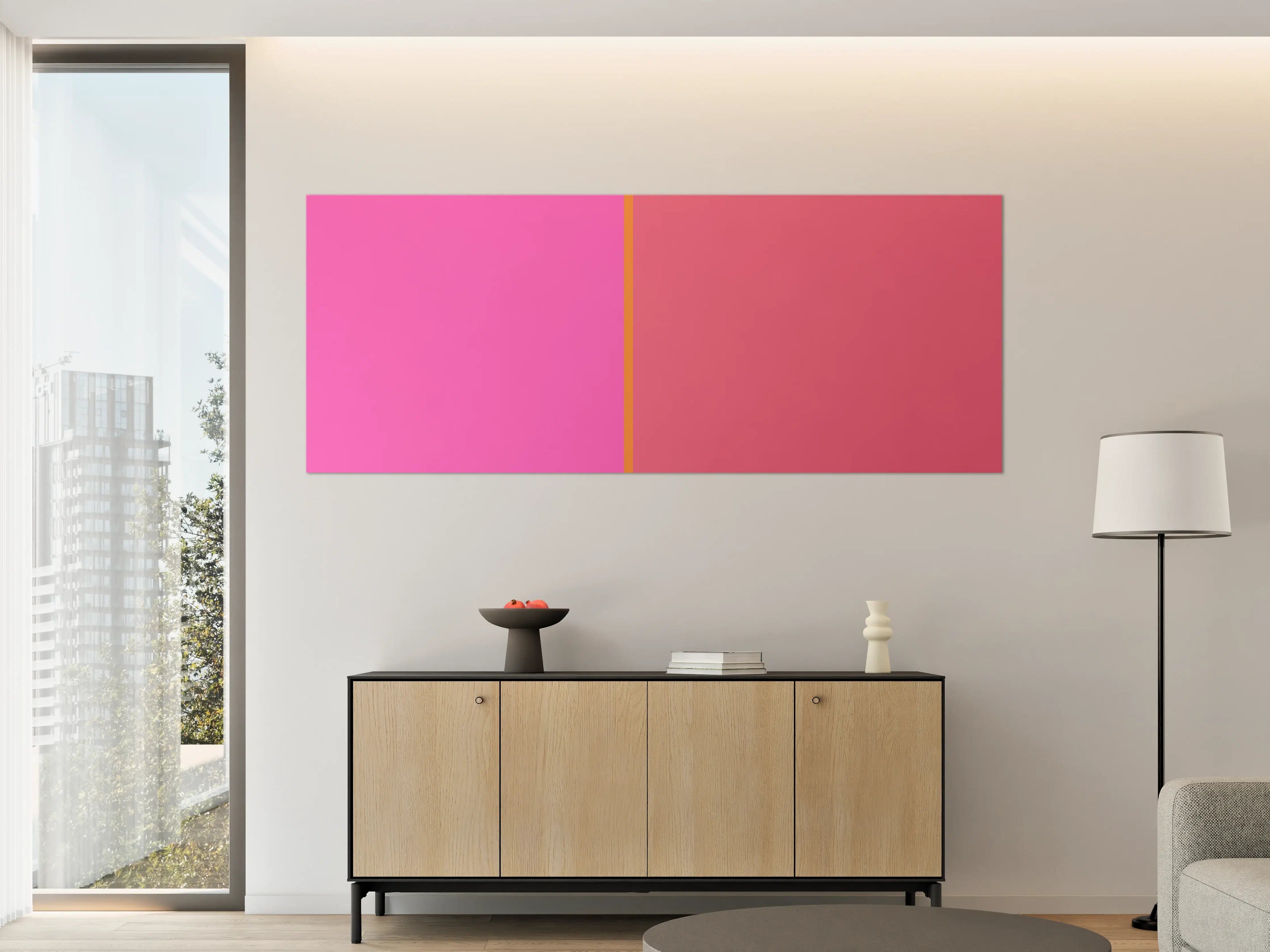 Große Wandbilder - The Oranges - Easy Vertical - Fuchsia