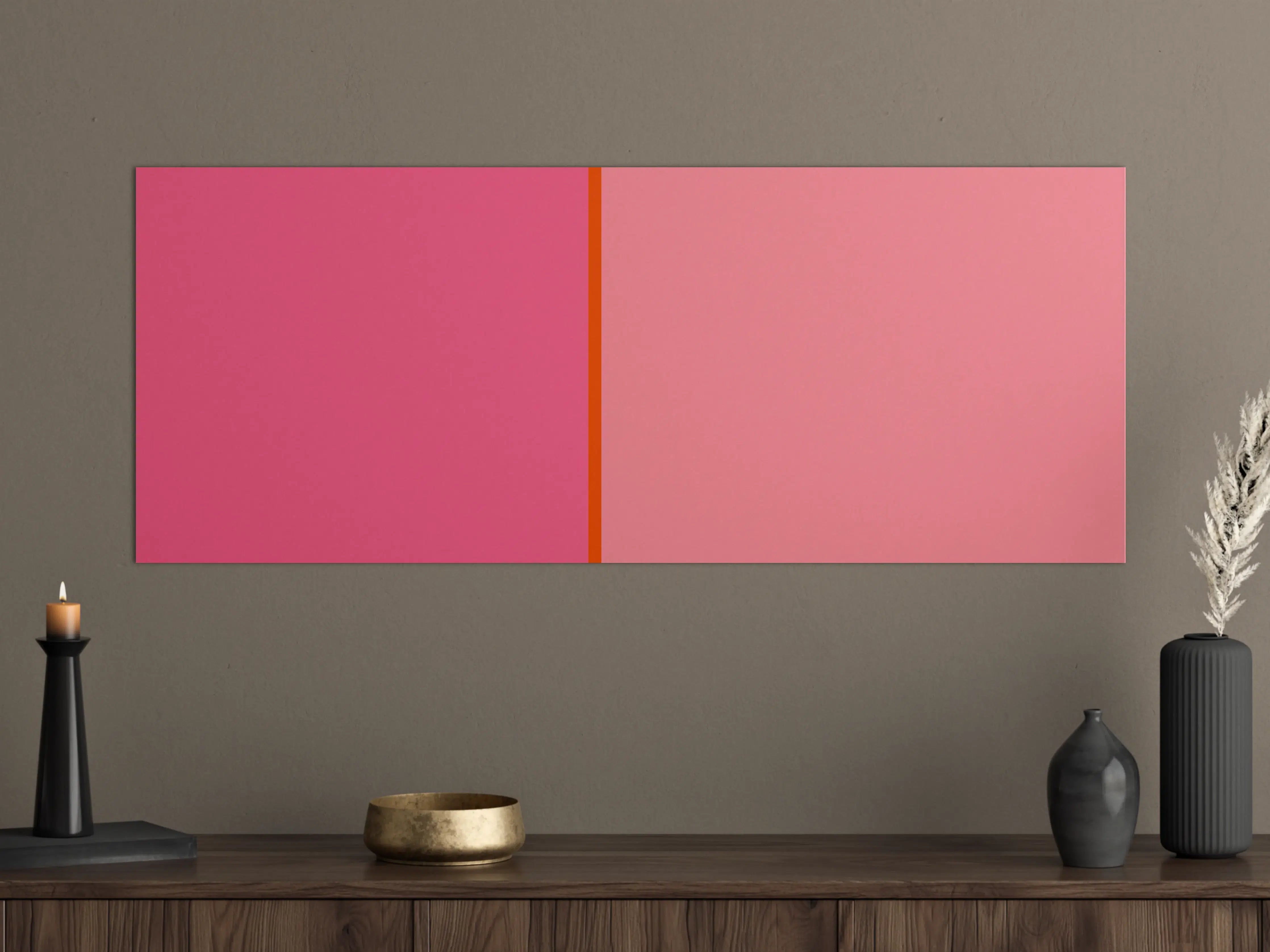 Große Wandbilder - The Oranges - Easy Vertical - Raspberry