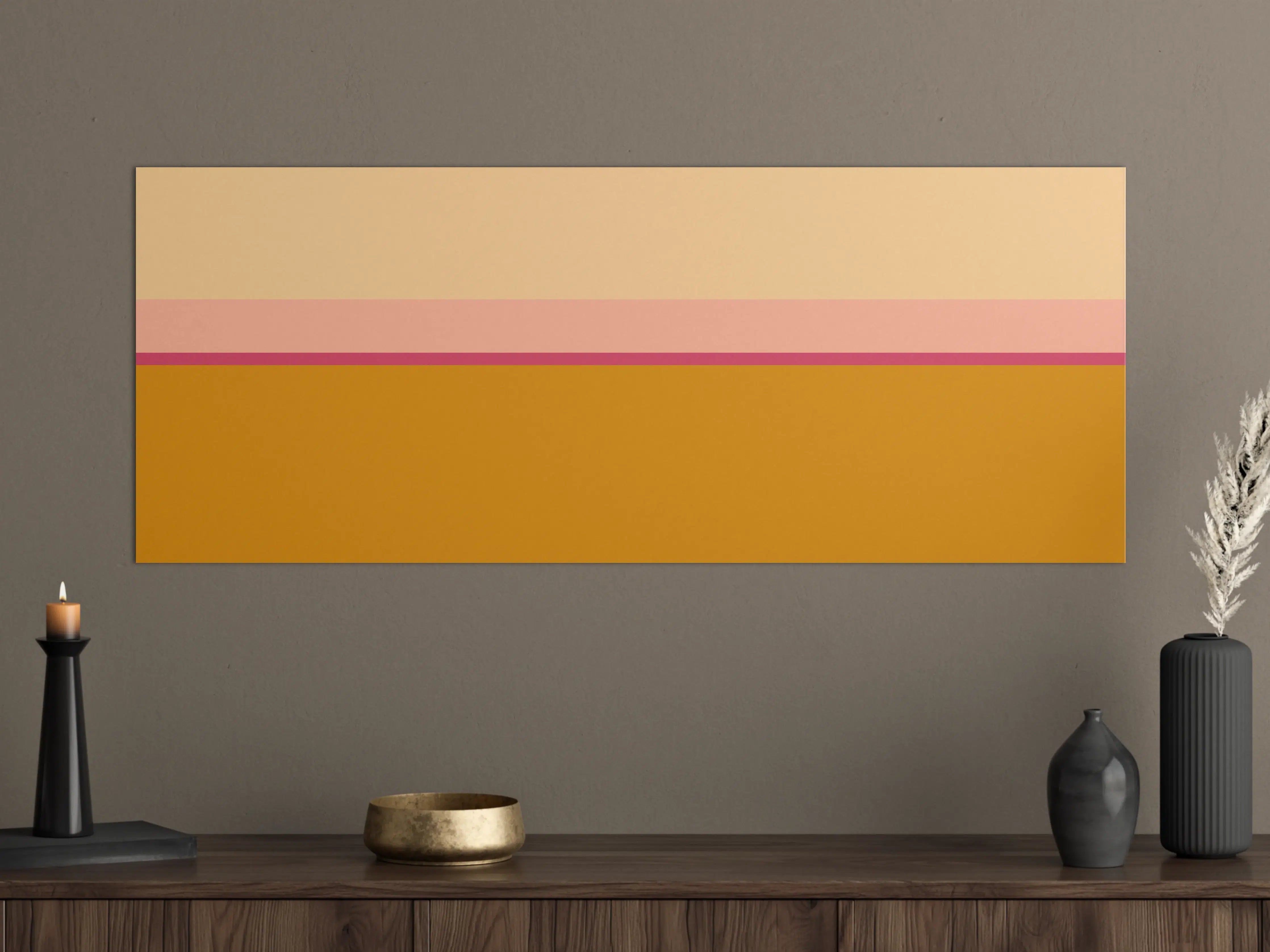 Große Wandbilder - The Oranges - Horizontal - Cotton Candy