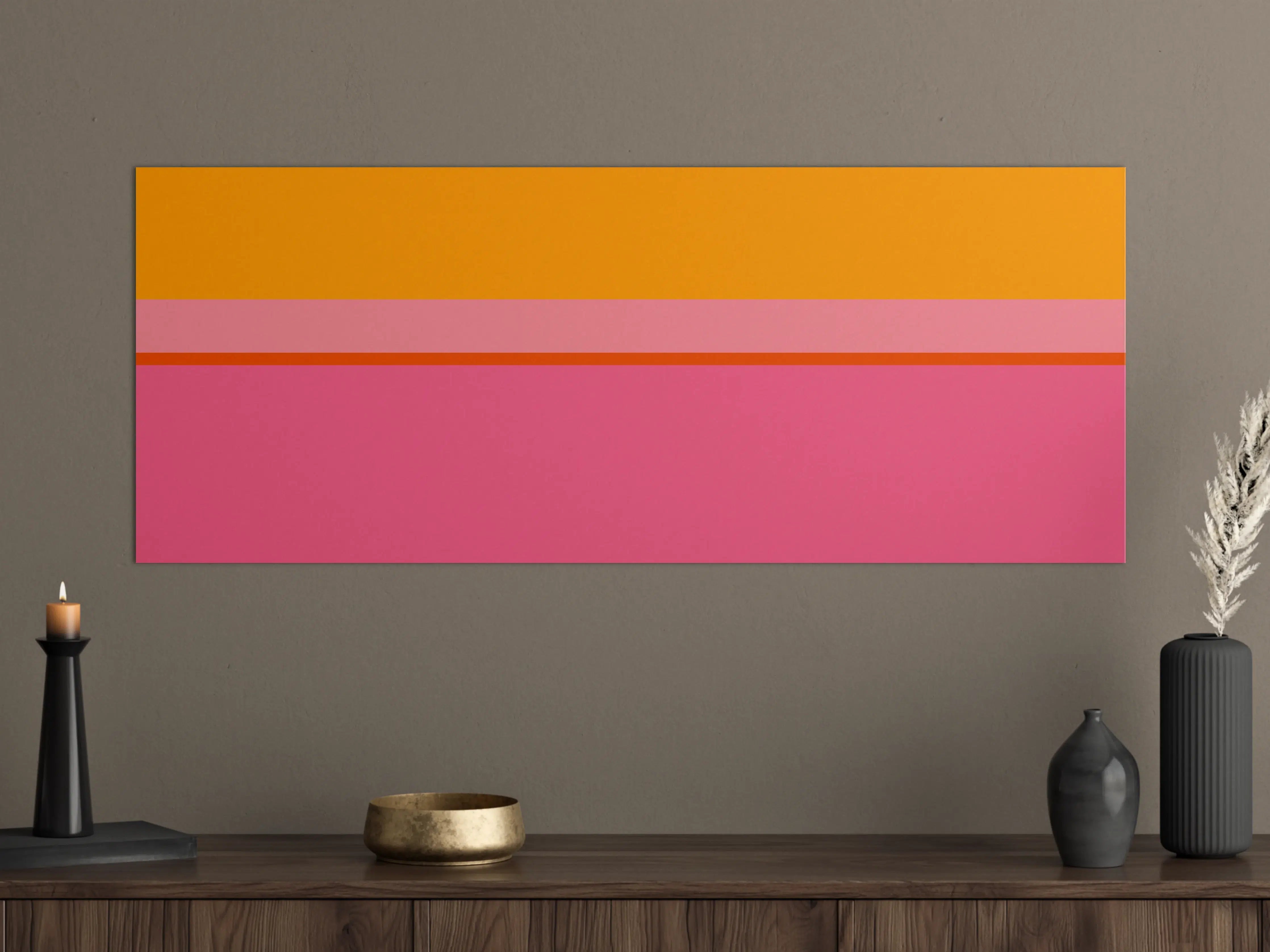 Große Wandbilder - The Oranges - Horizontal - Raspberry