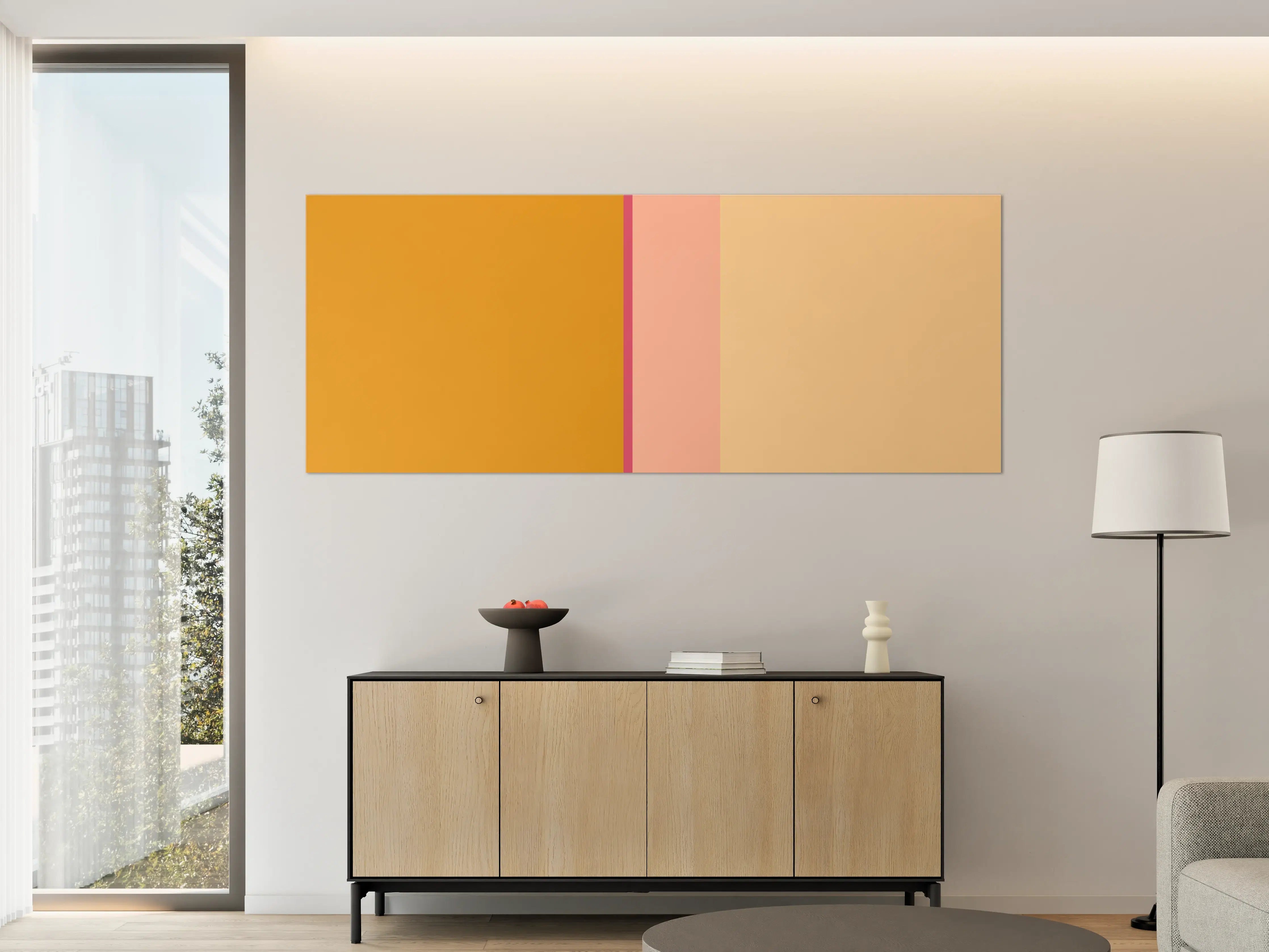 Große Wandbilder - The Oranges - Vertical - Cotton Candy