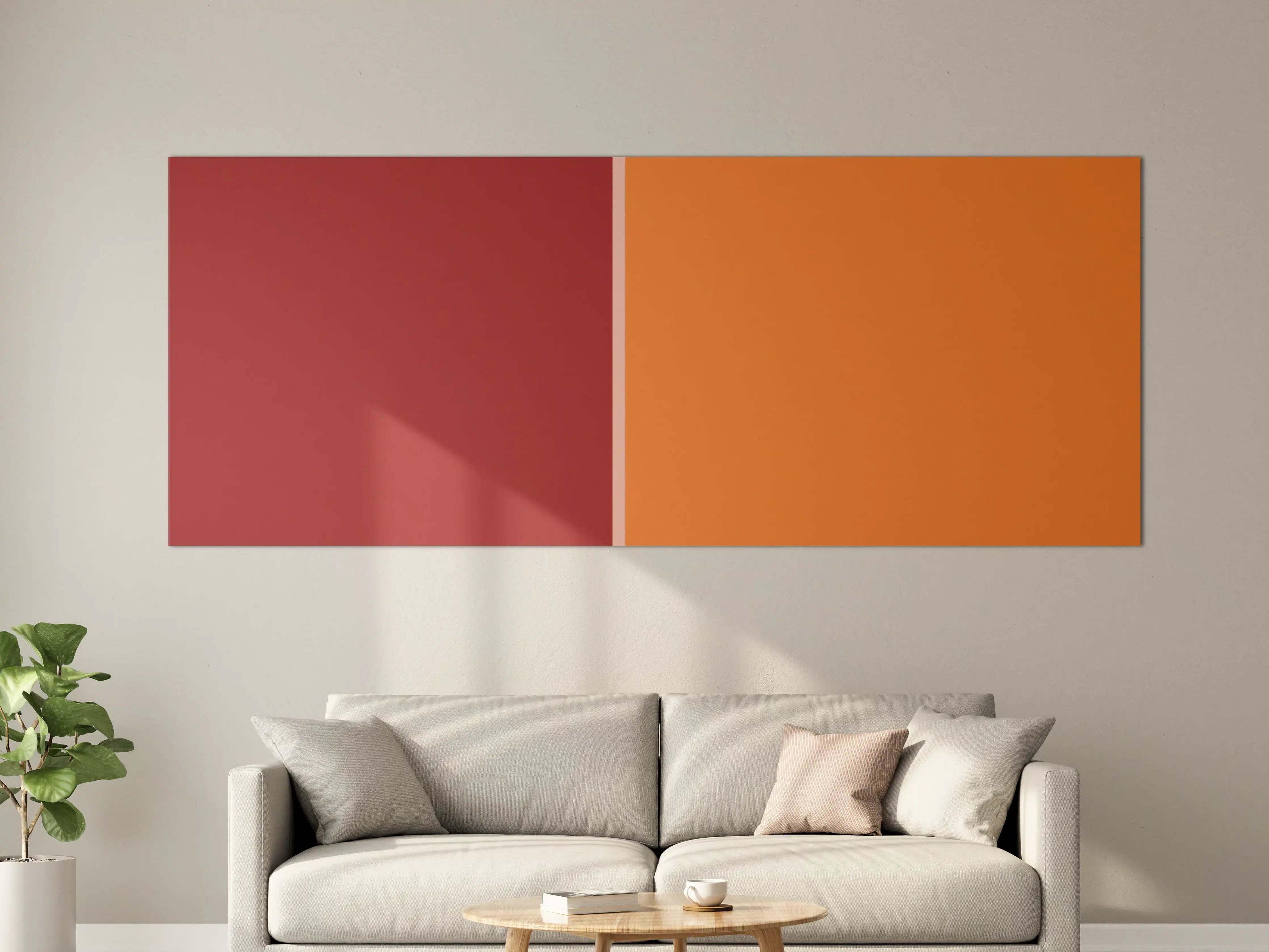 Große Wandbilder - The Reds - Easy Vertical - Sangria