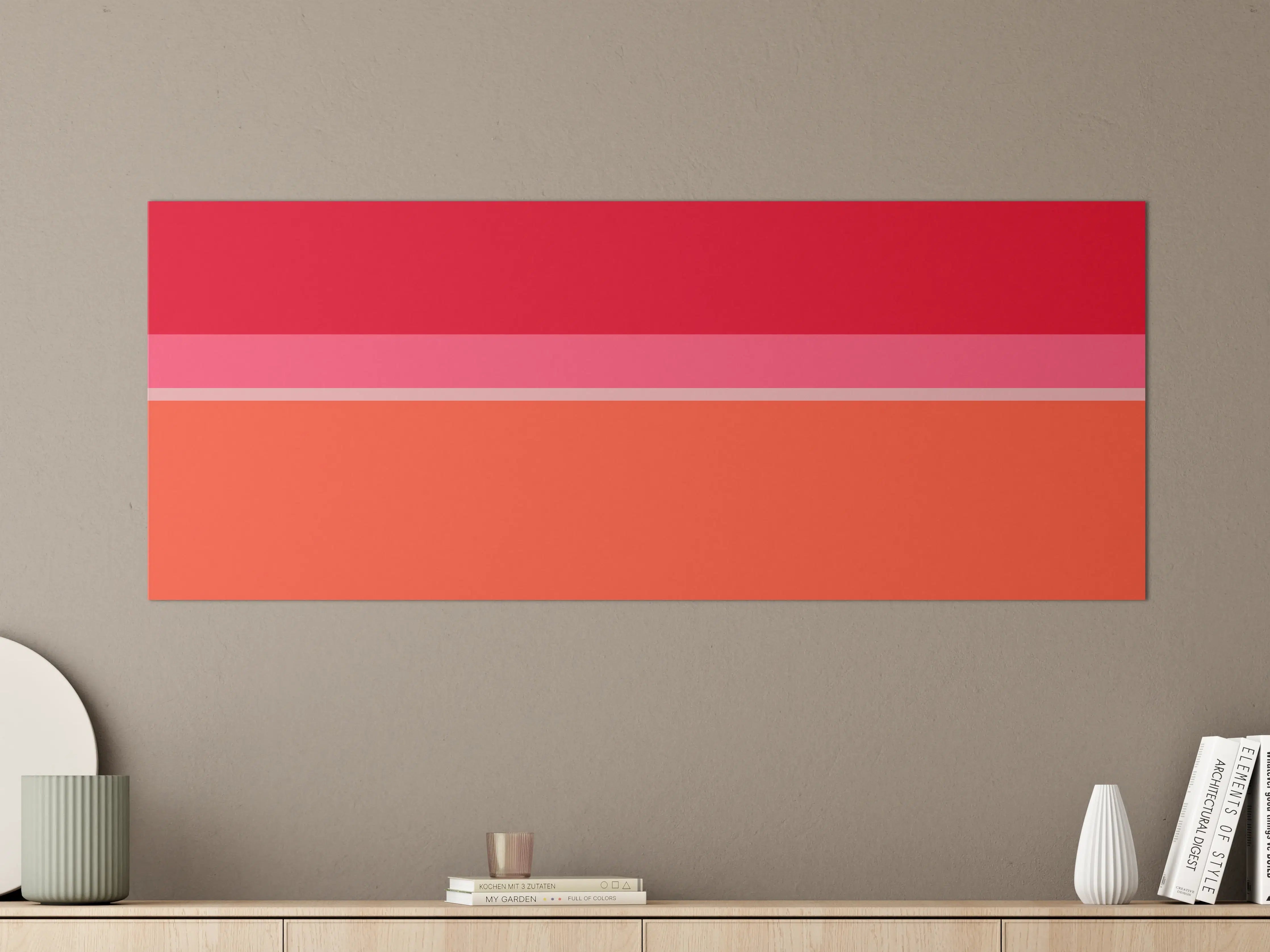 Große Wandbilder - The Reds - Horizontal - Strawberry
