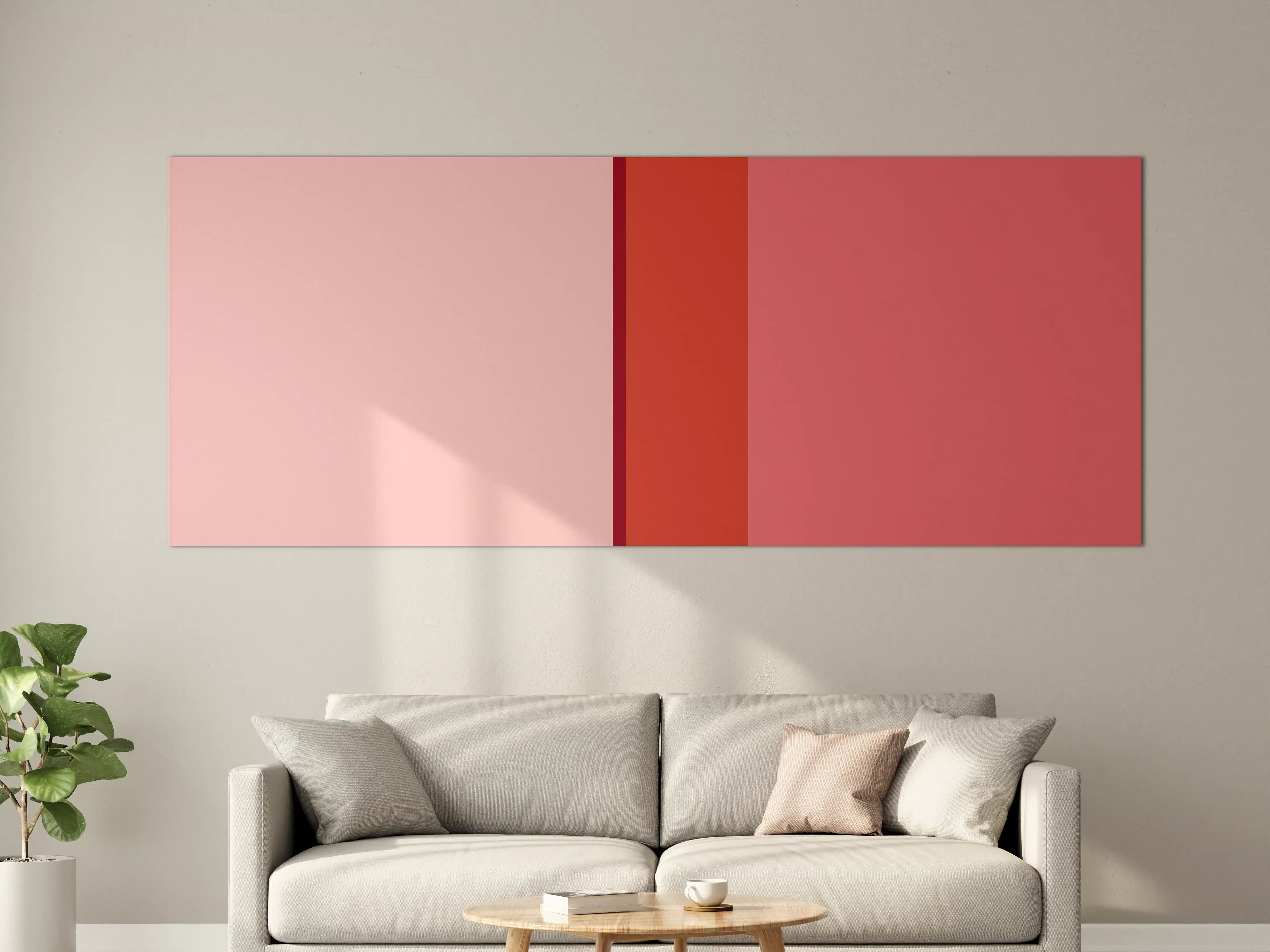 Große Wandbilder - The Reds - Vertical - Tomato