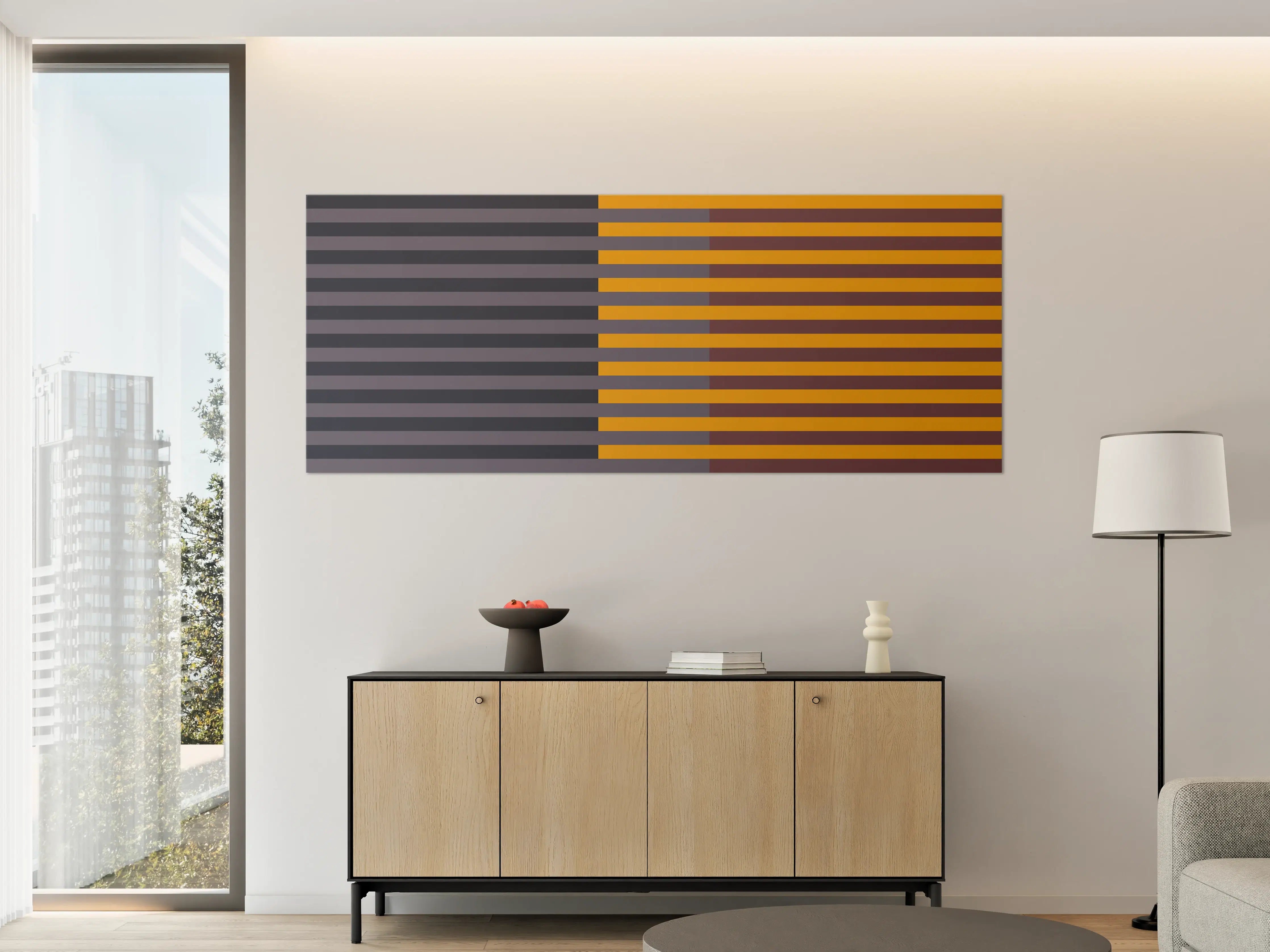 Große Wandbilder - The Retros - Multy Stripes - Cersai
