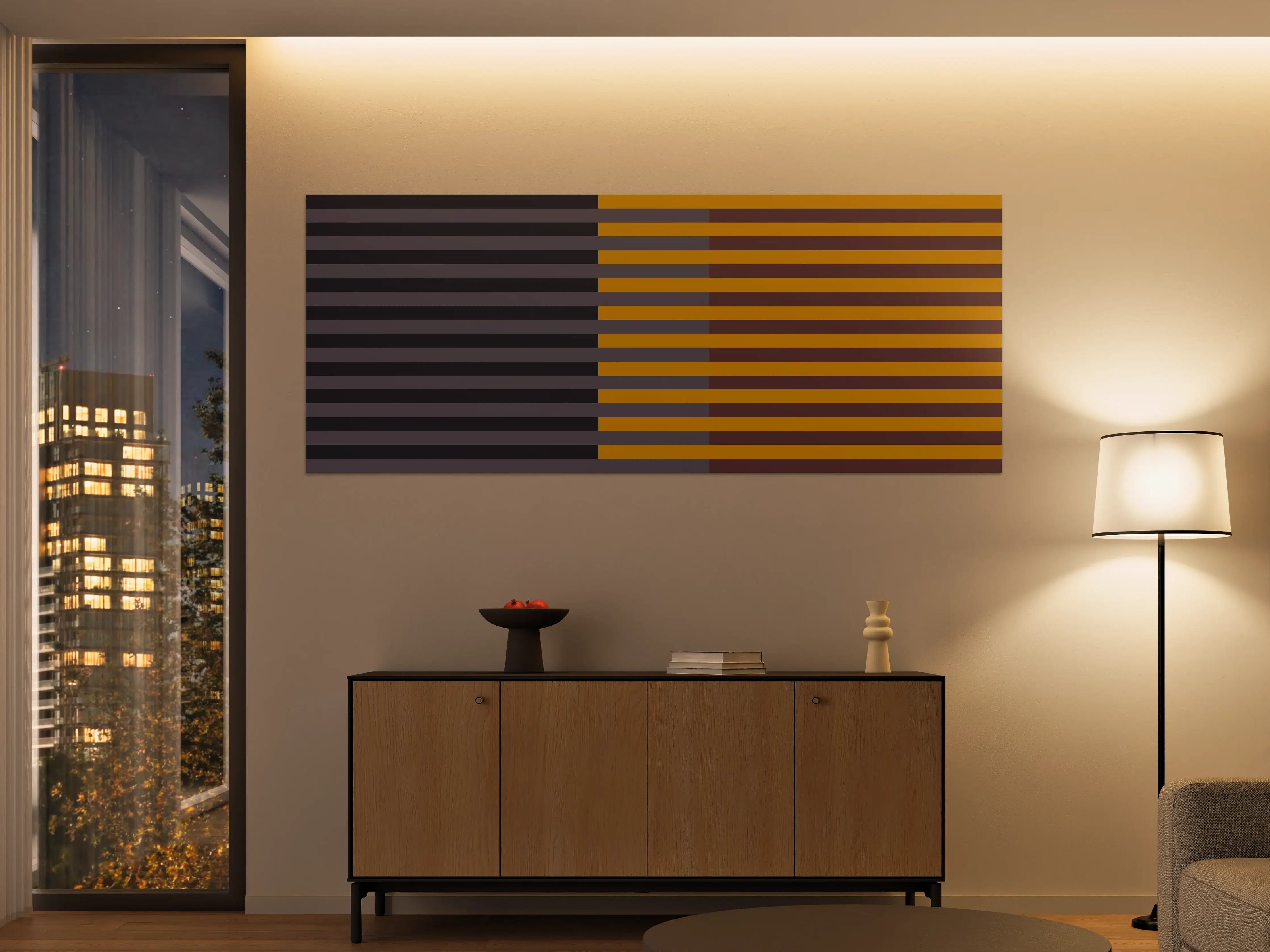 Große Wandbilder - The Retros - Multy Stripes - Cersai