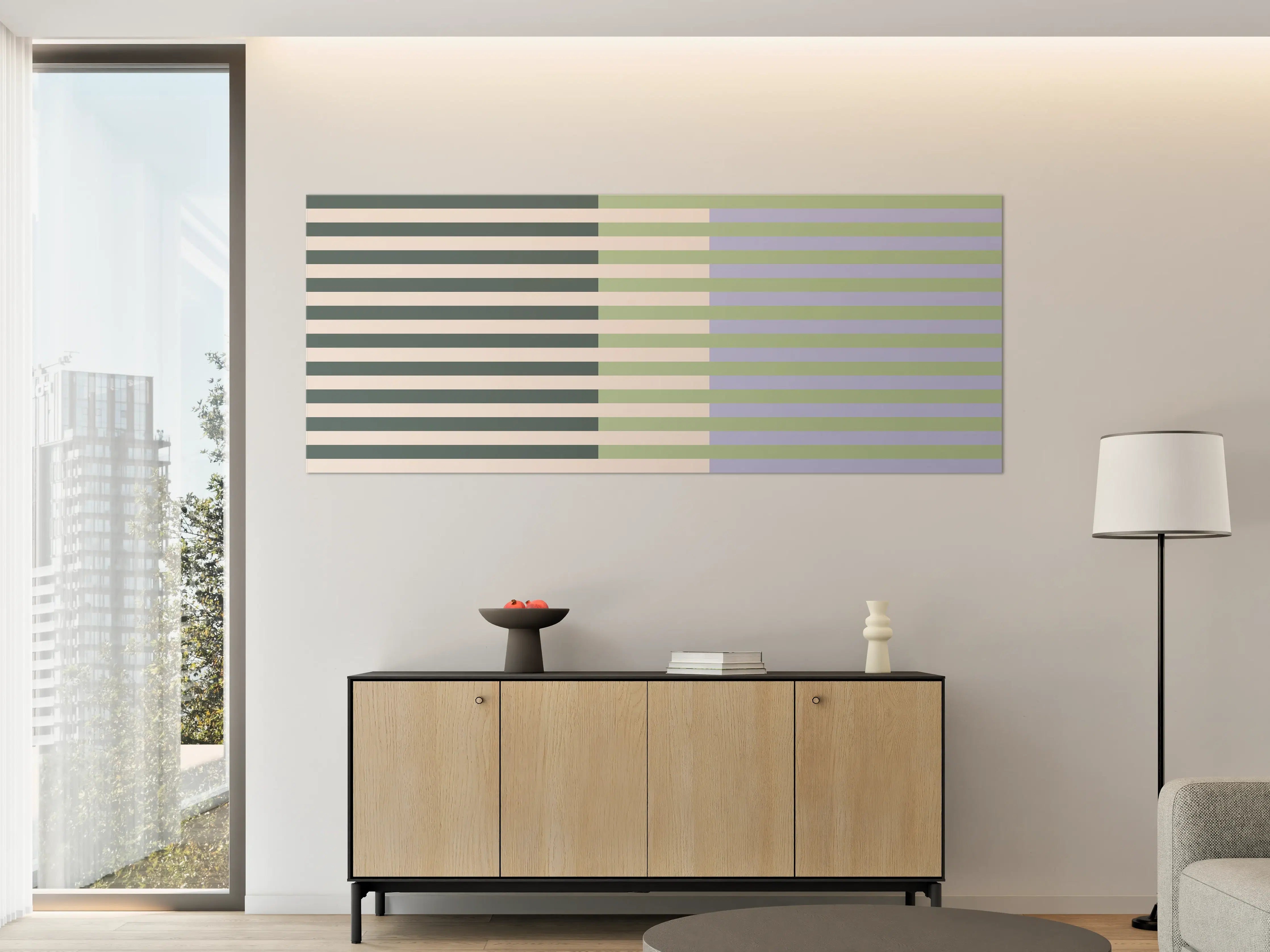 Große Wandbilder - The Vintages - Multy Stripes - Colin