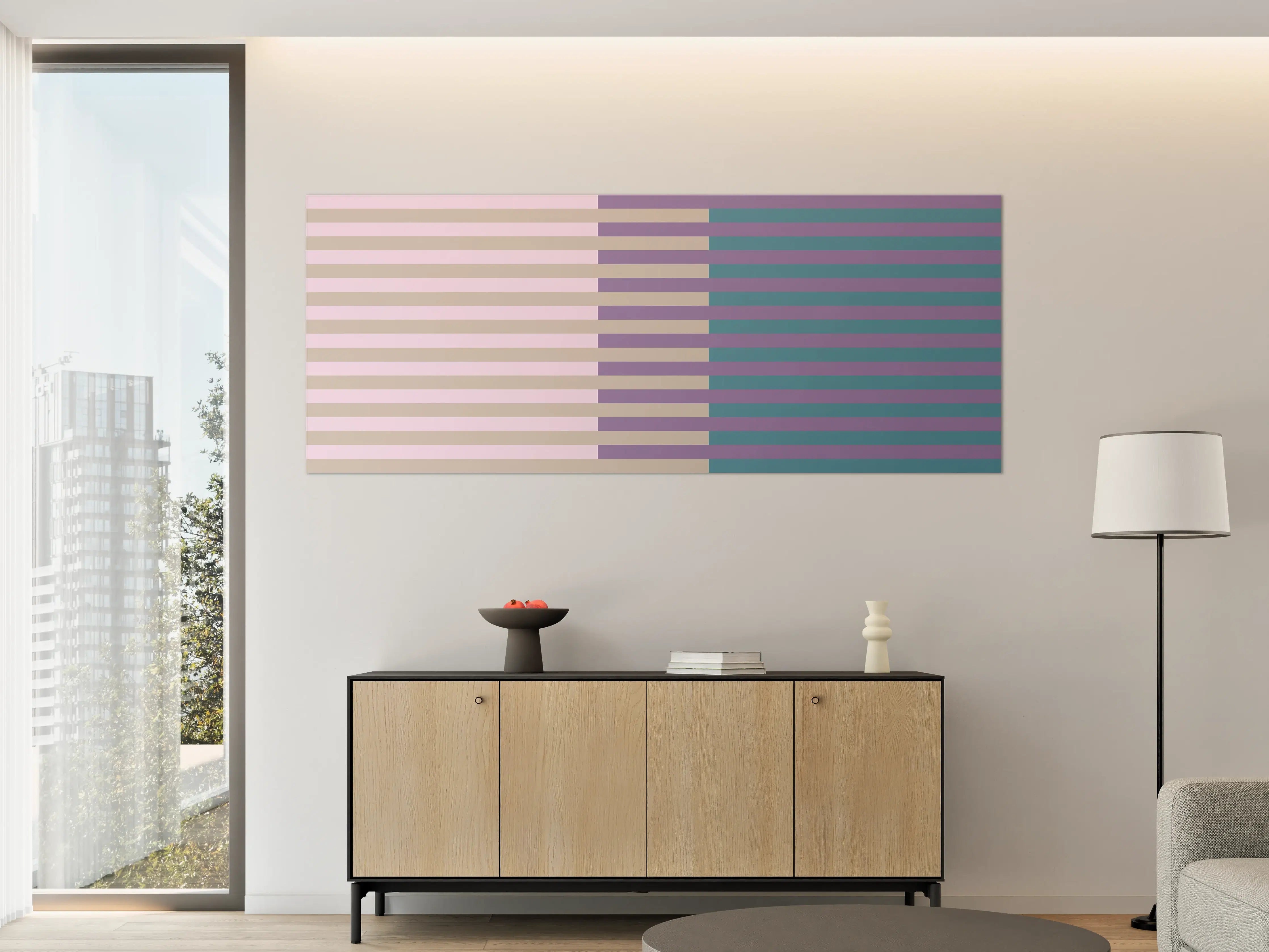 Große Wandbilder - The Vintages - Multy Stripes - Daphne
