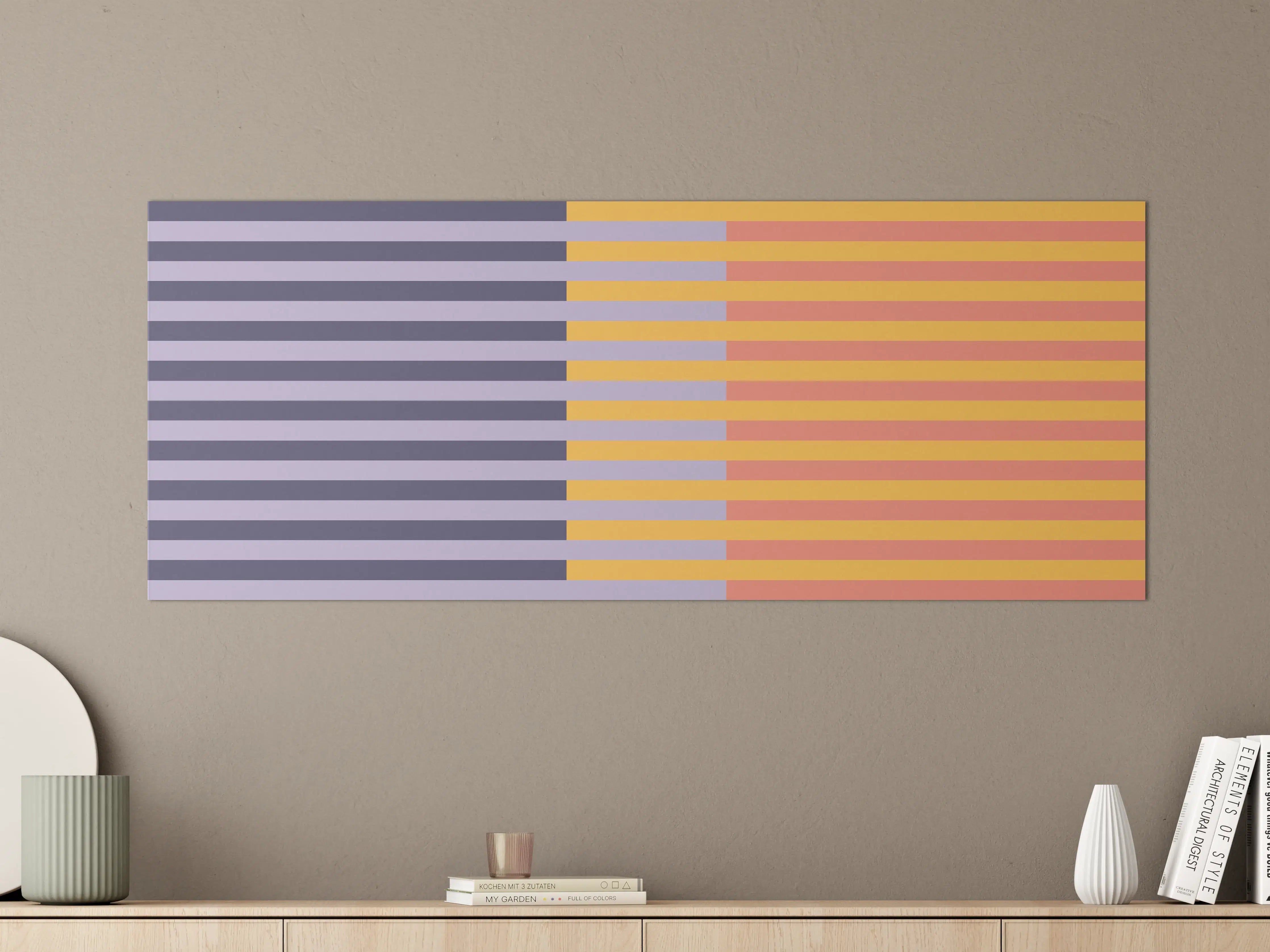 Große Wandbilder - The Vintages - Multy Stripes - Penelope
