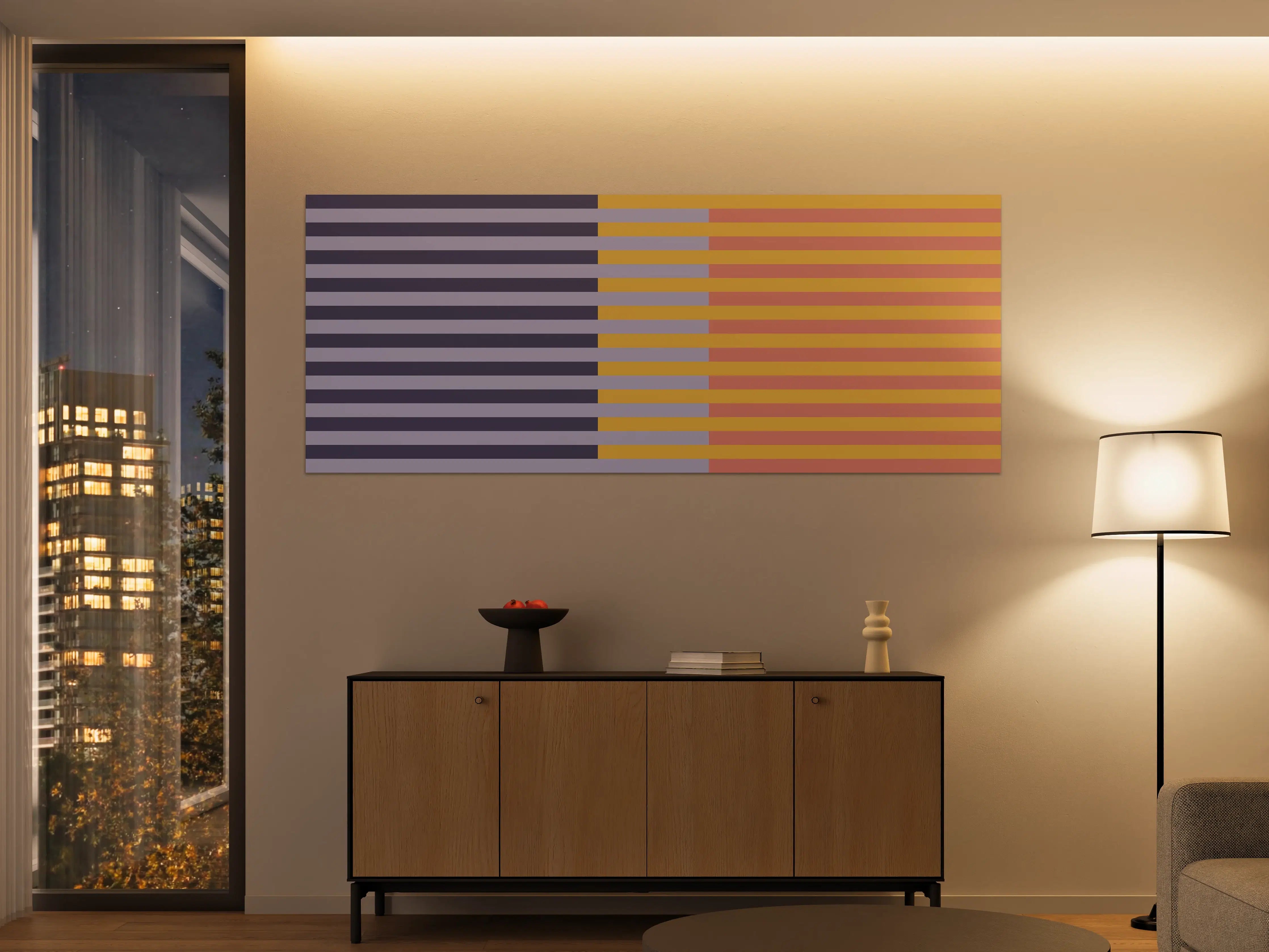Große Wandbilder - The Vintages - Multy Stripes - Penelope