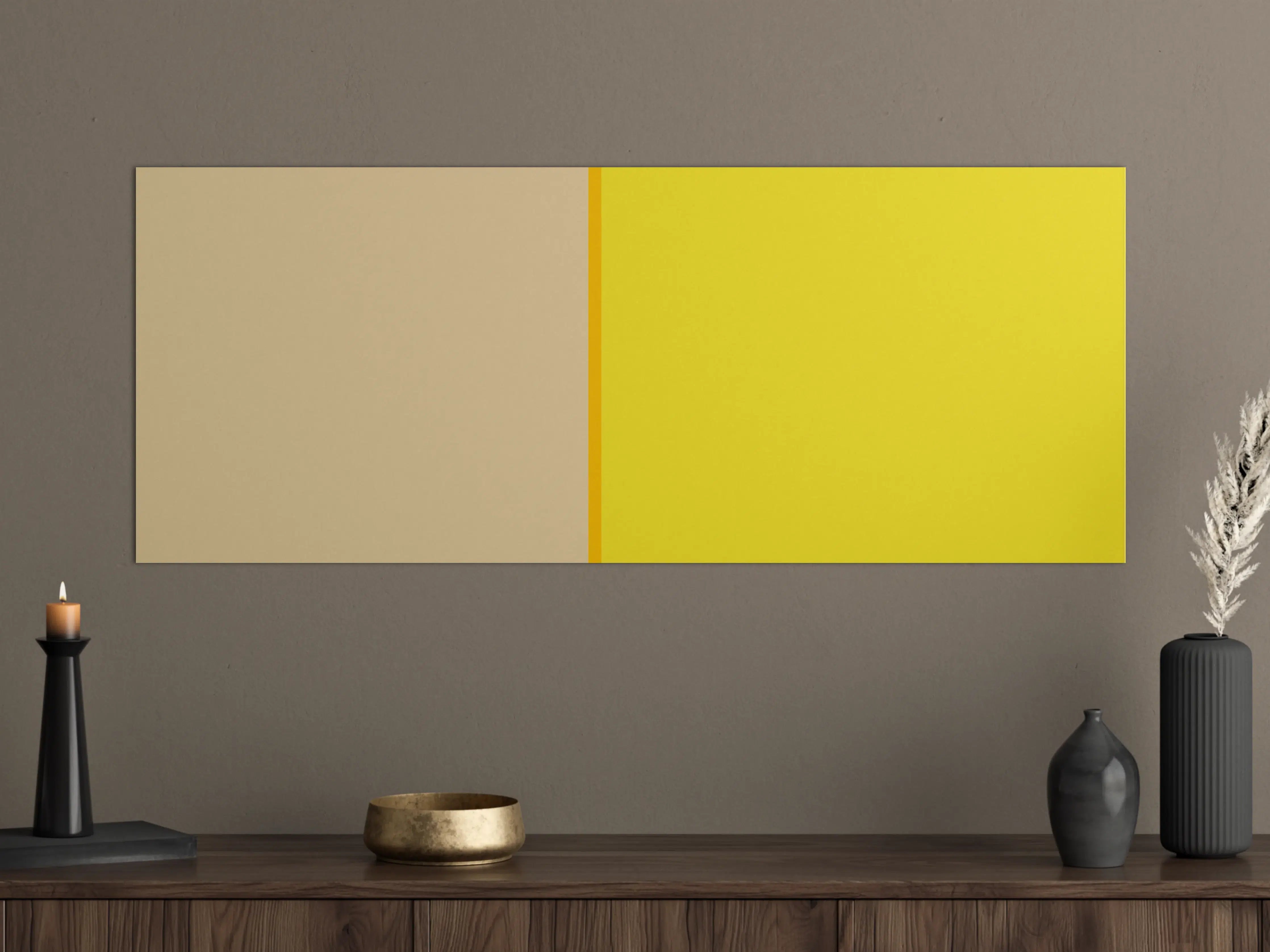 Große Wandbilder - The Yellows - Easy Vertical - Honey