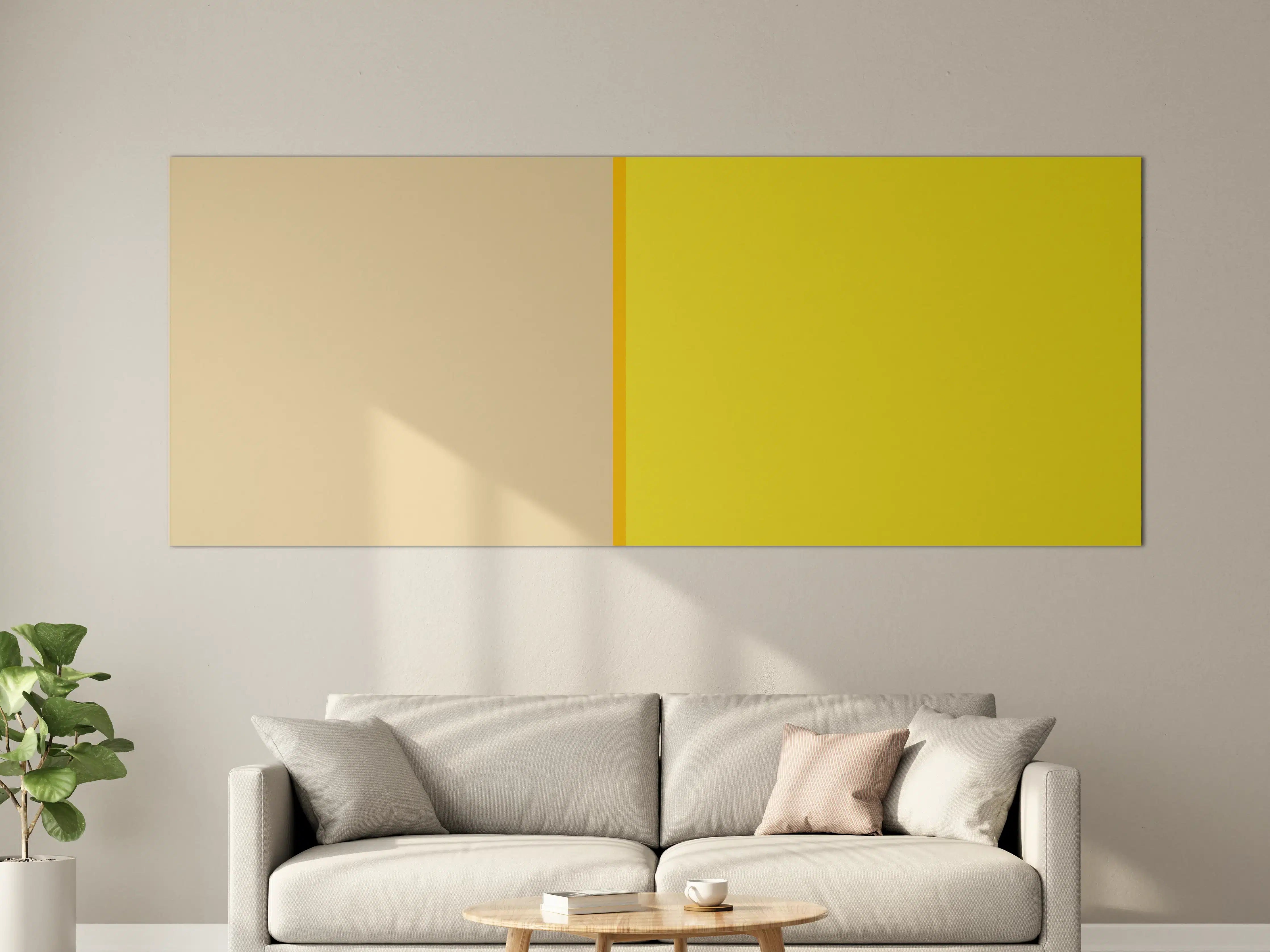 Große Wandbilder - The Yellows - Easy Vertical - Honey