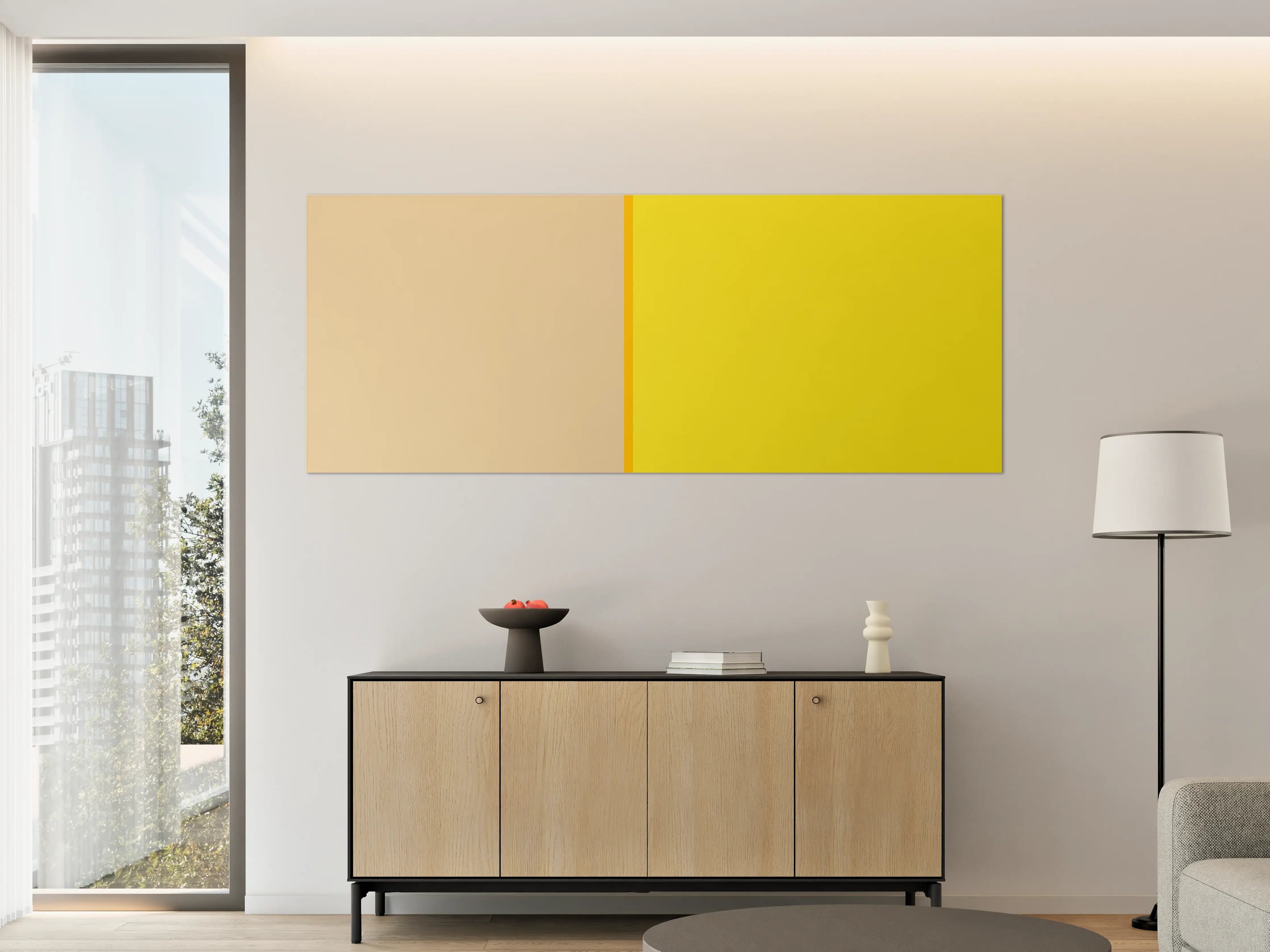 Große Wandbilder - The Yellows - Easy Vertical - Honey