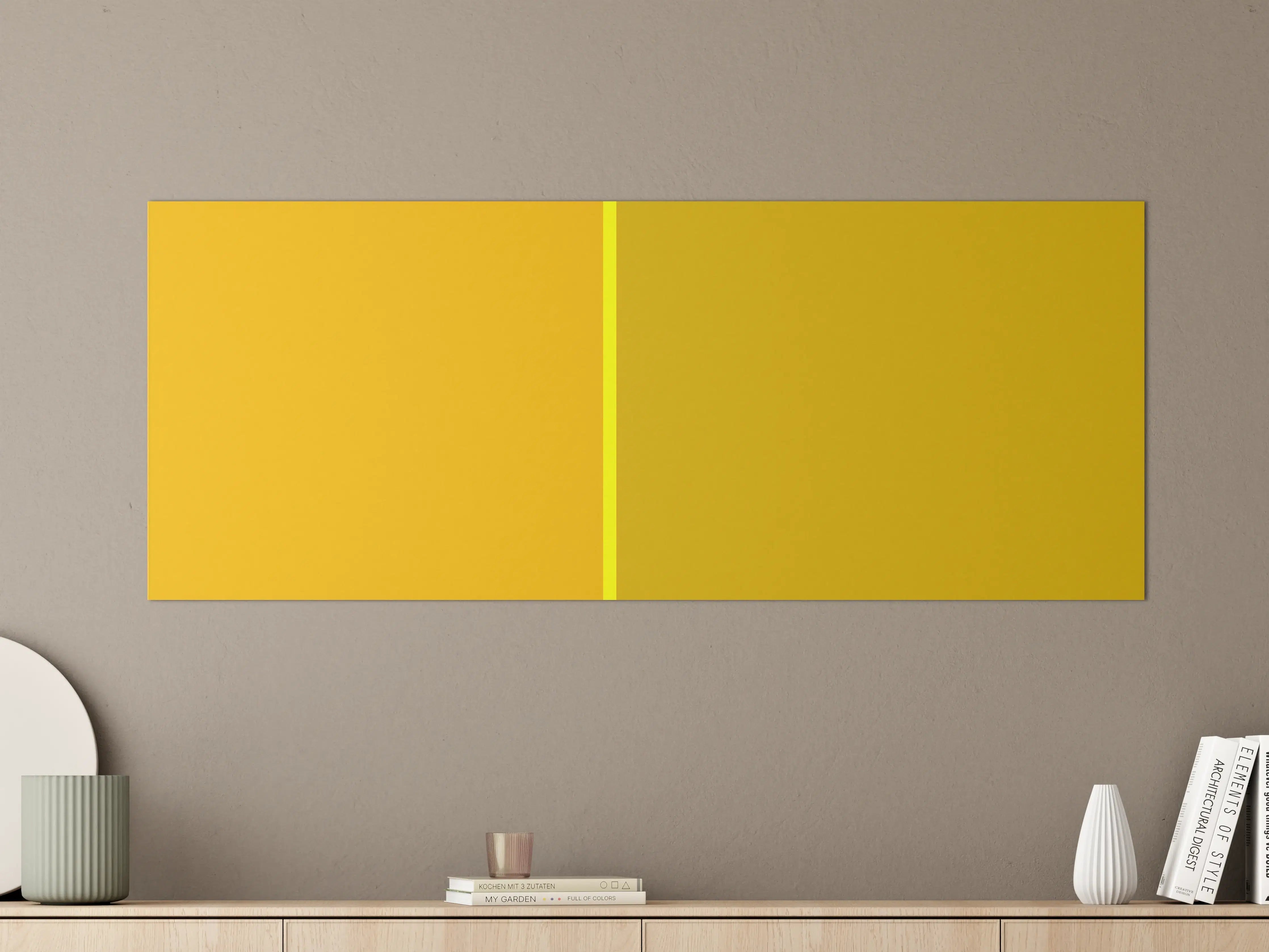 Große Wandbilder - The Yellows - Easy Vertical - Lemon