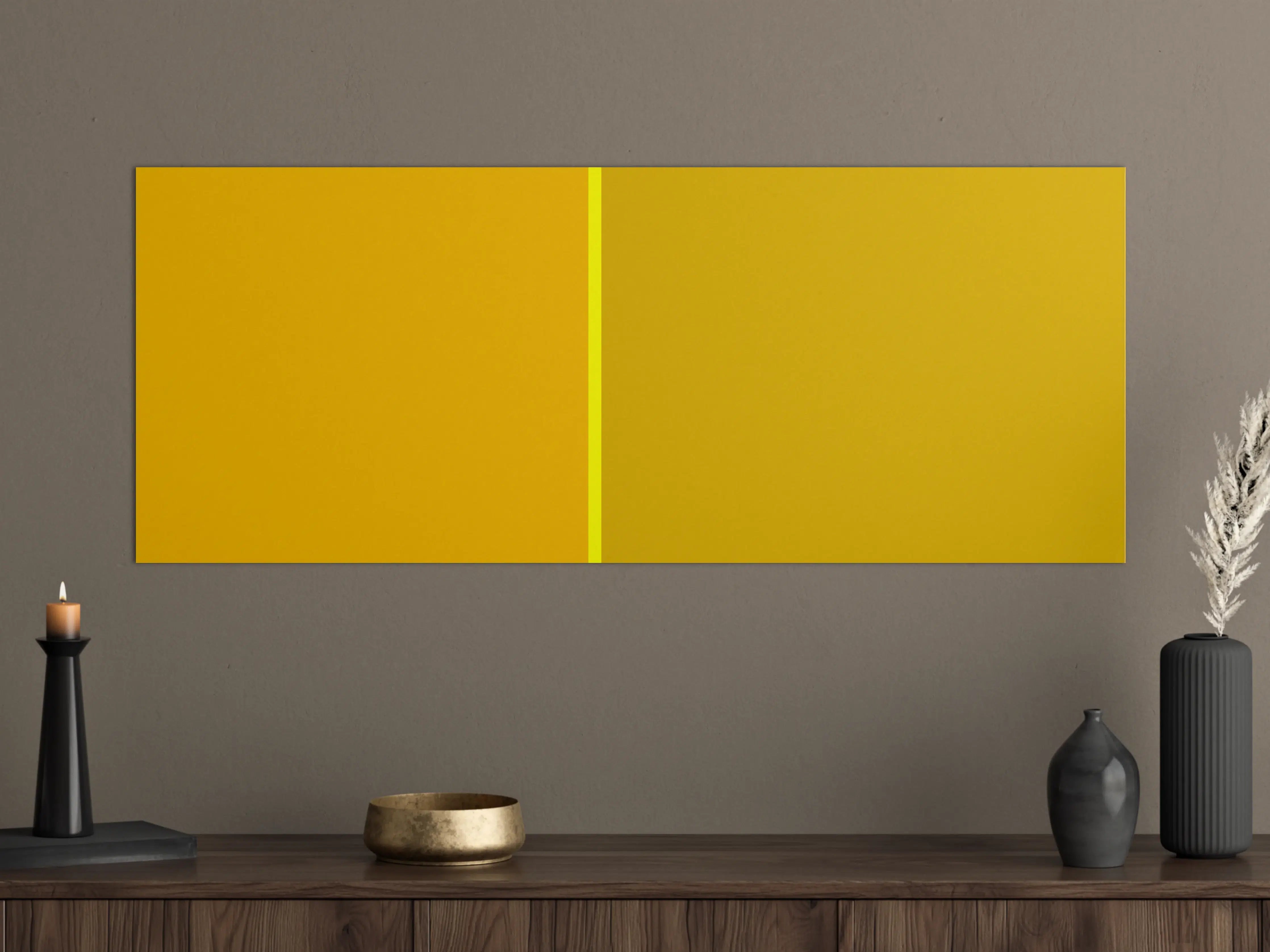 Große Wandbilder - The Yellows - Easy Vertical - Lemon