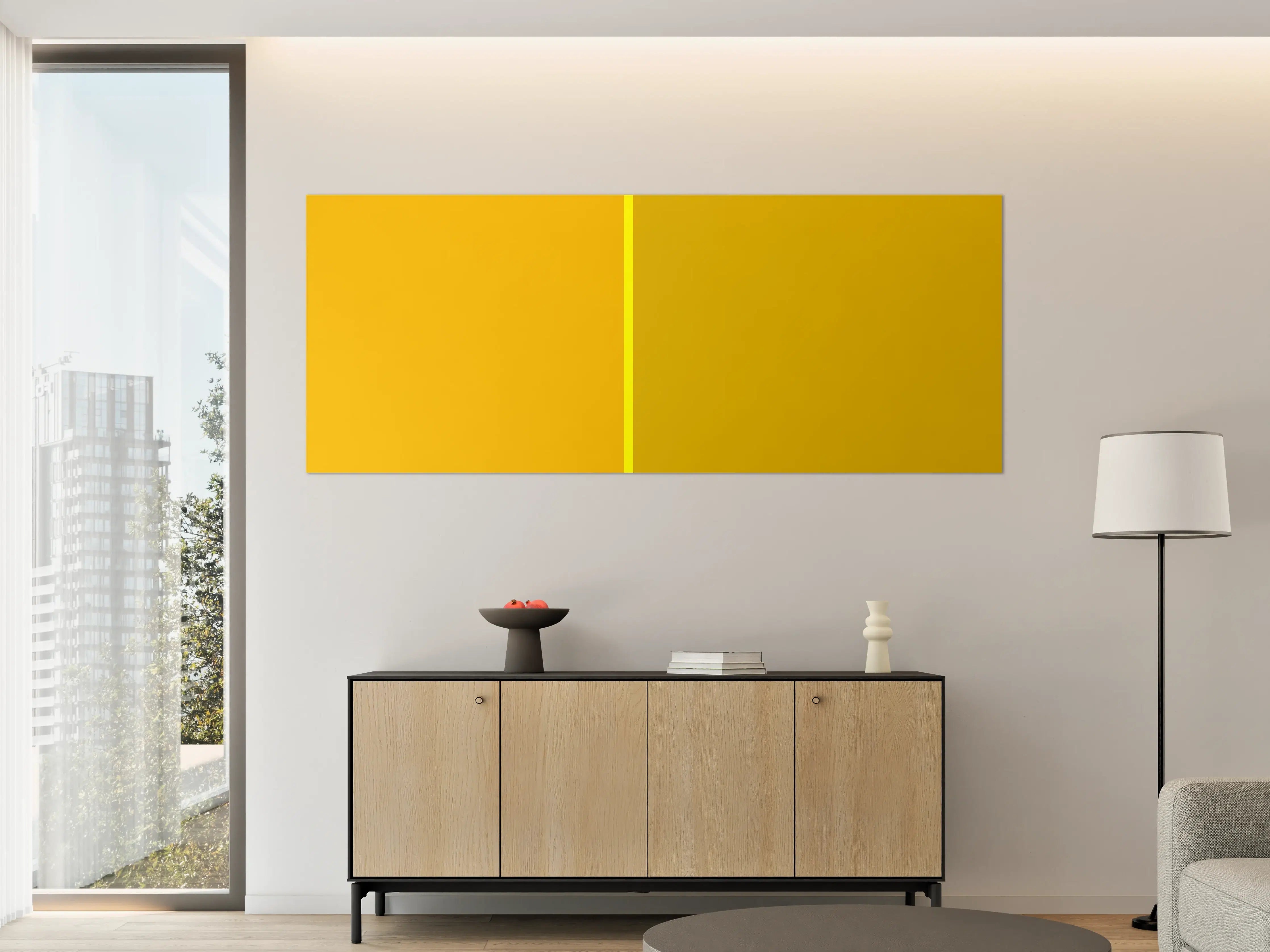 Große Wandbilder - The Yellows - Easy Vertical - Lemon