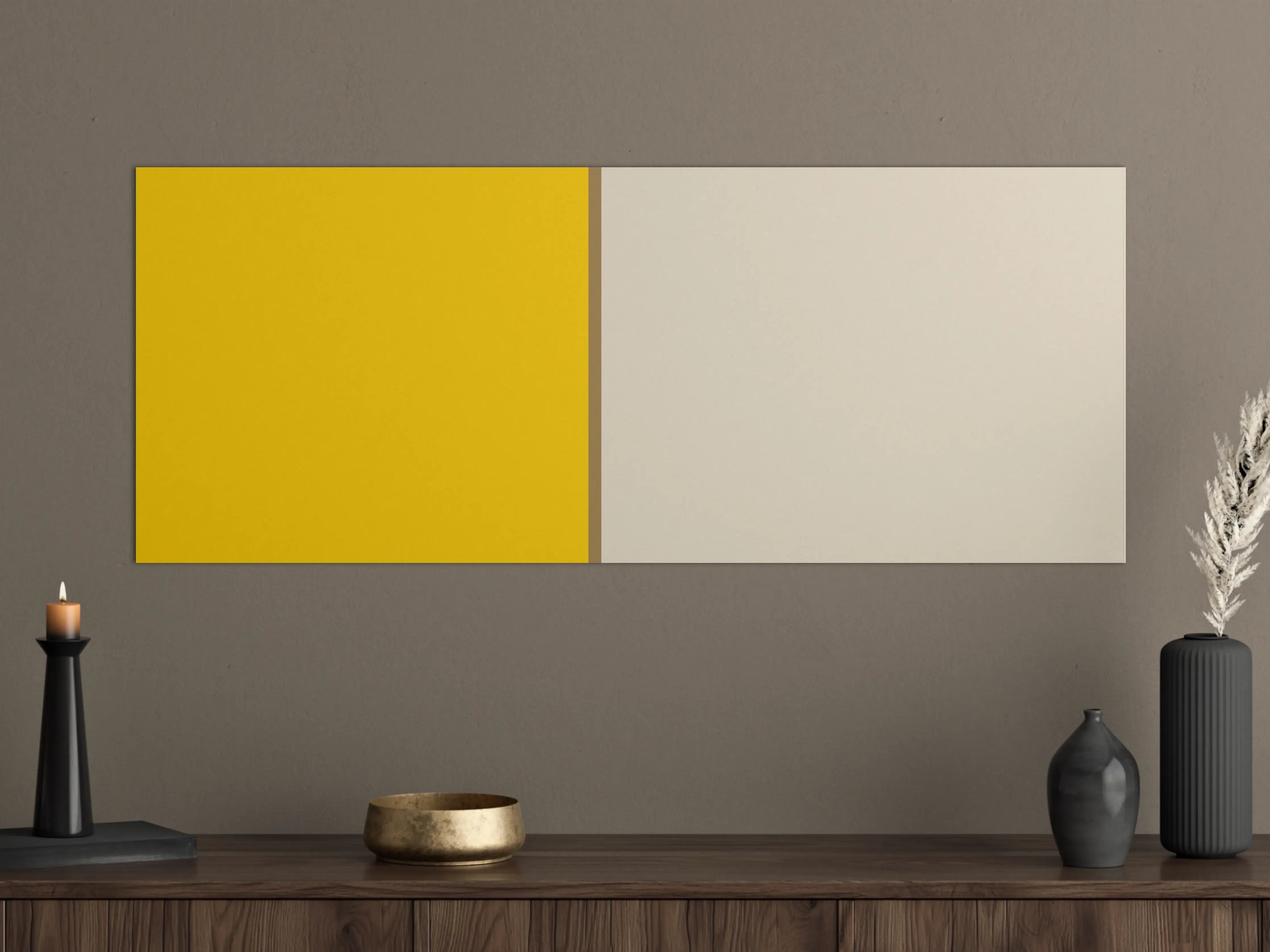 Große Wandbilder - The Yellows - Easy Vertical - Saffron