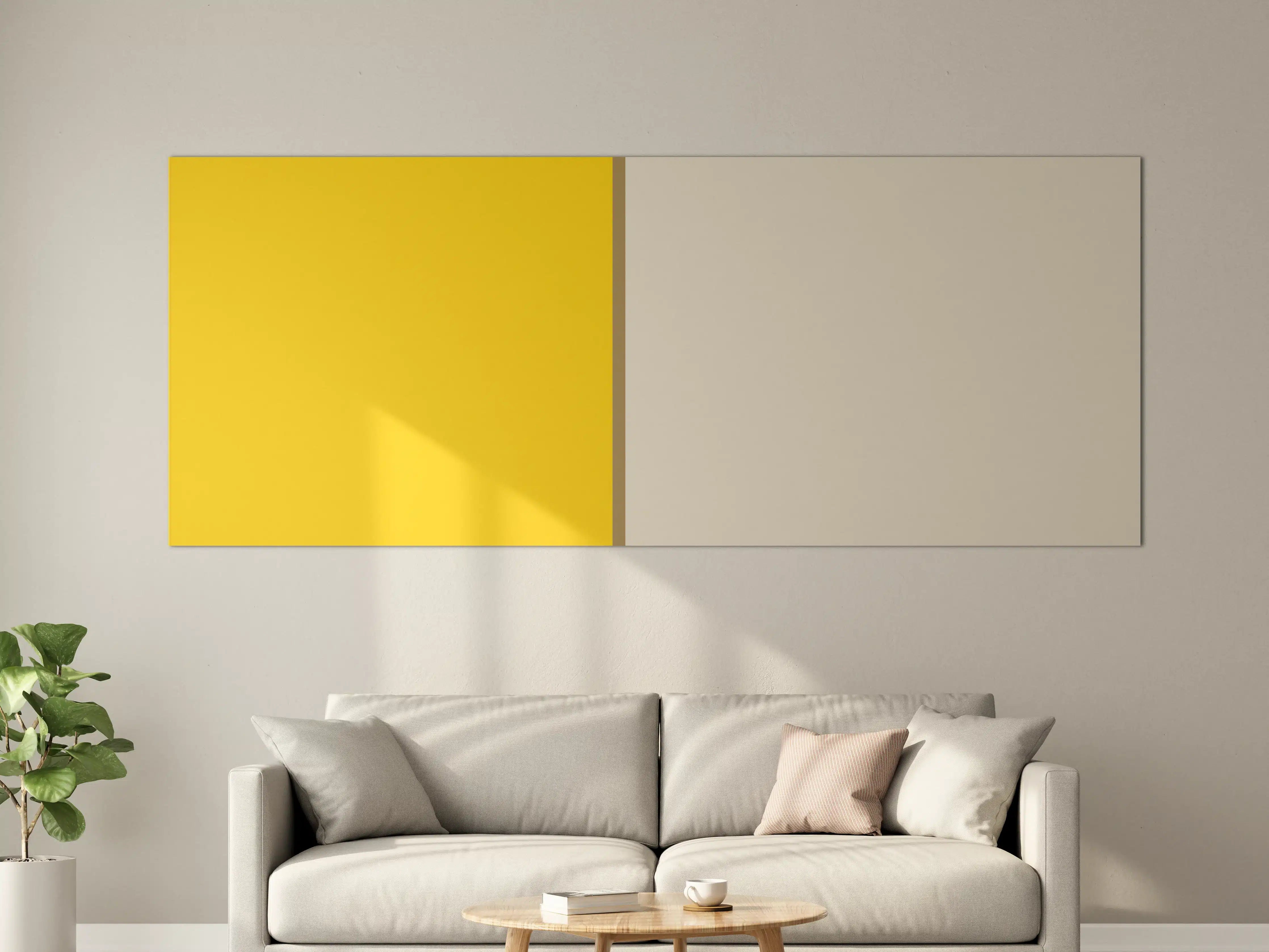 Große Wandbilder - The Yellows - Easy Vertical - Saffron