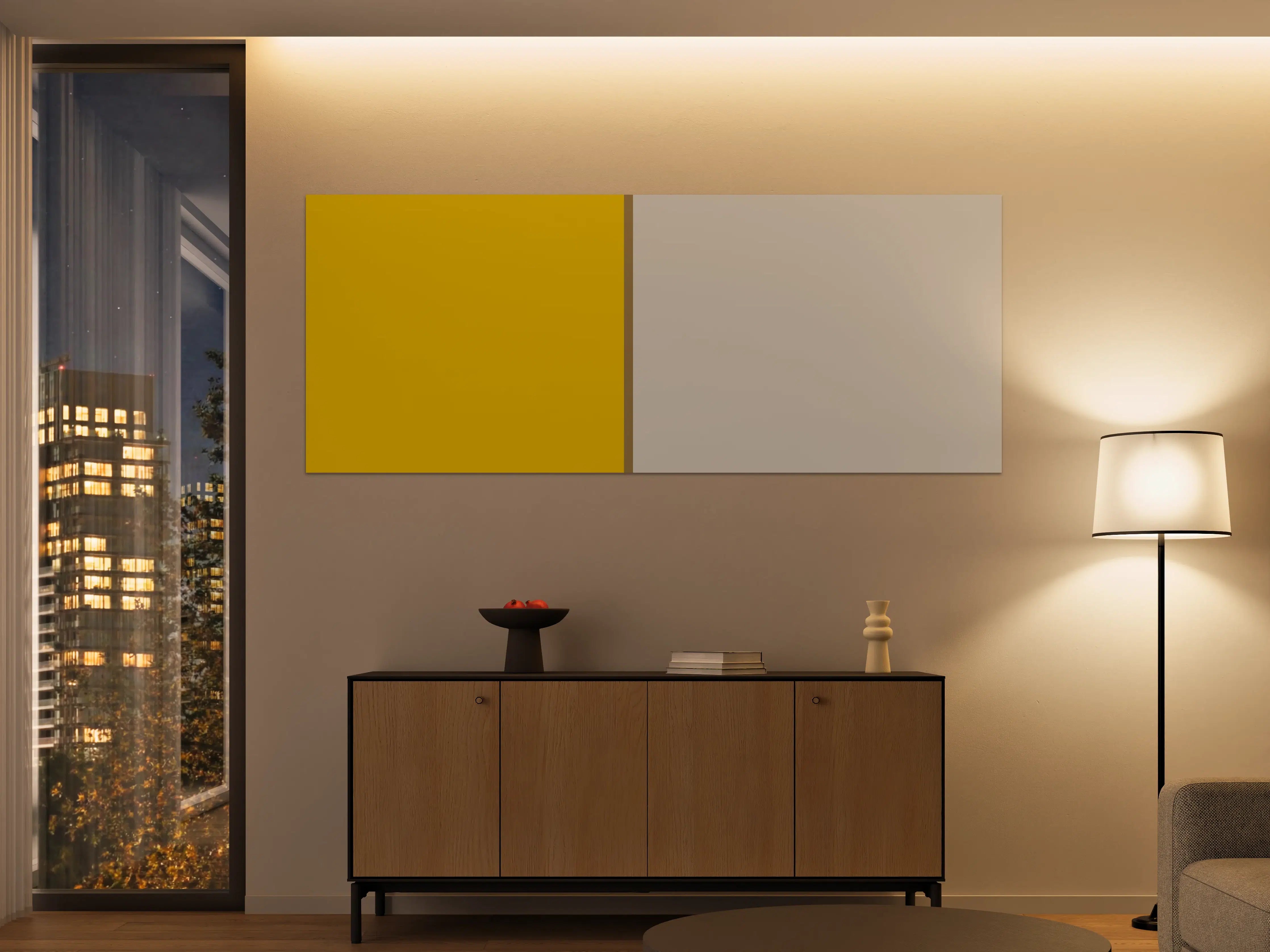 Große Wandbilder - The Yellows - Easy Vertical - Saffron