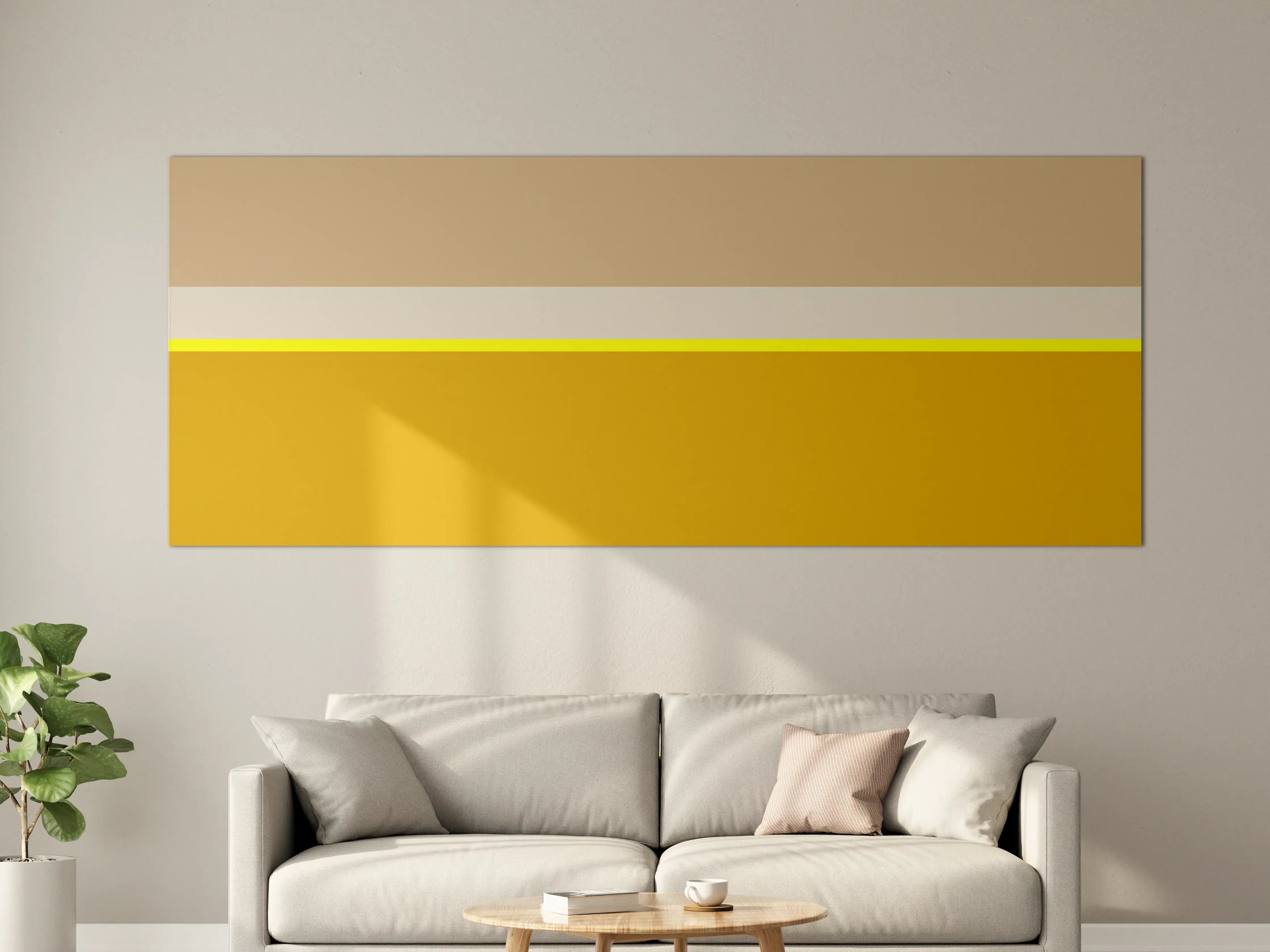 Große Wandbilder - The Yellows - Horizontal - Buttercup