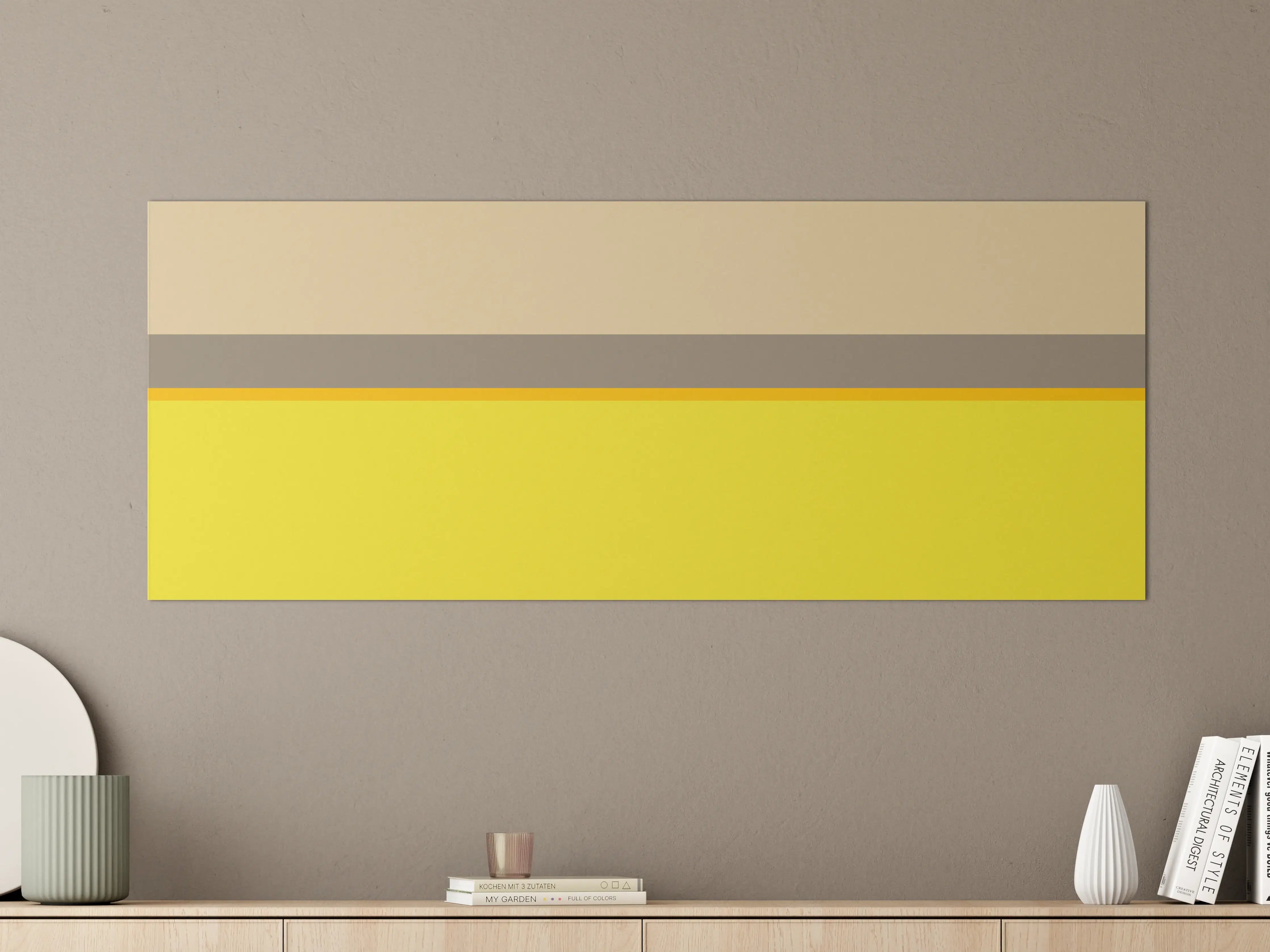 Große Wandbilder - The Yellows - Horizontal - Honey
