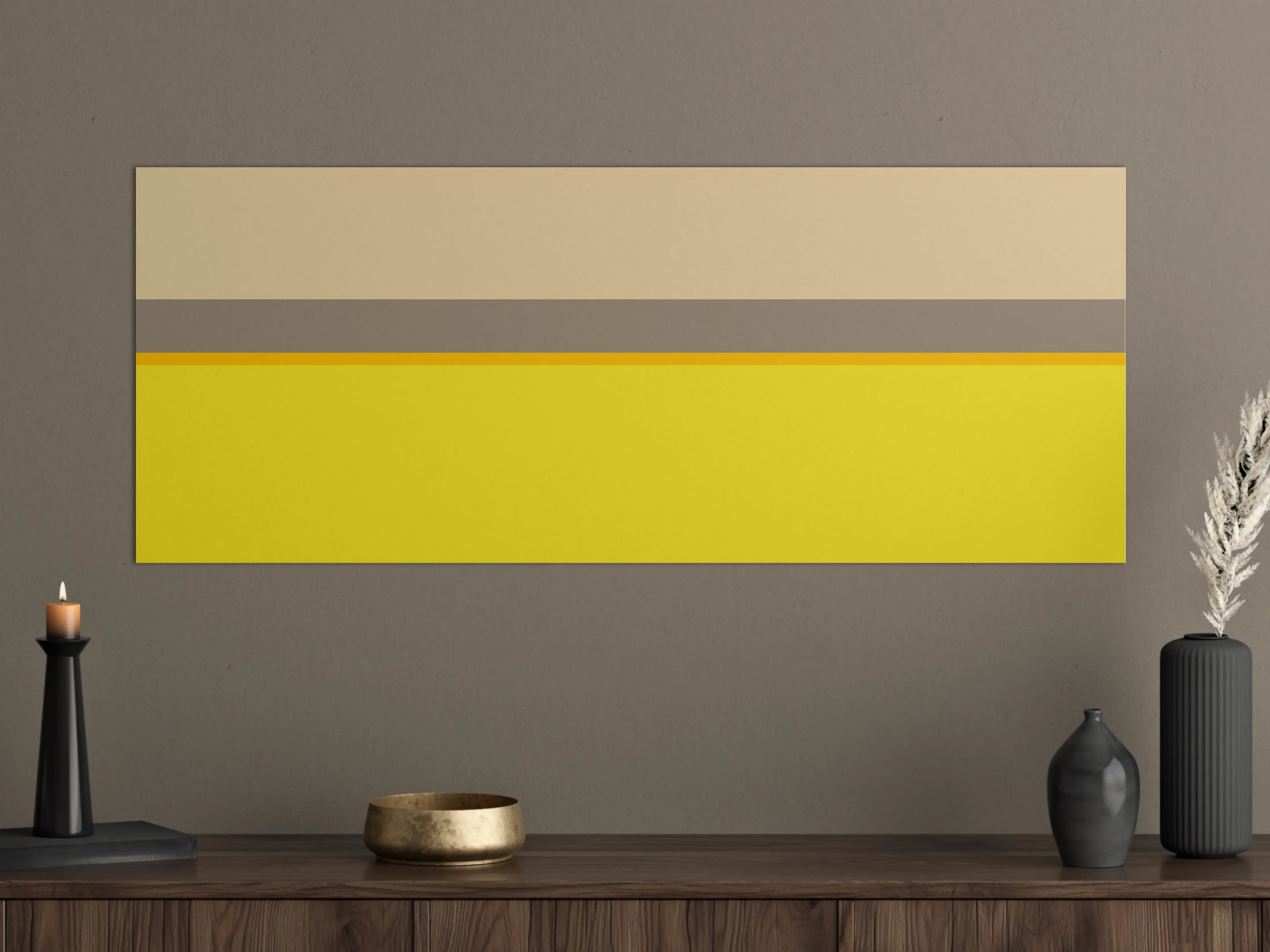 Große Wandbilder - The Yellows - Horizontal - Honey