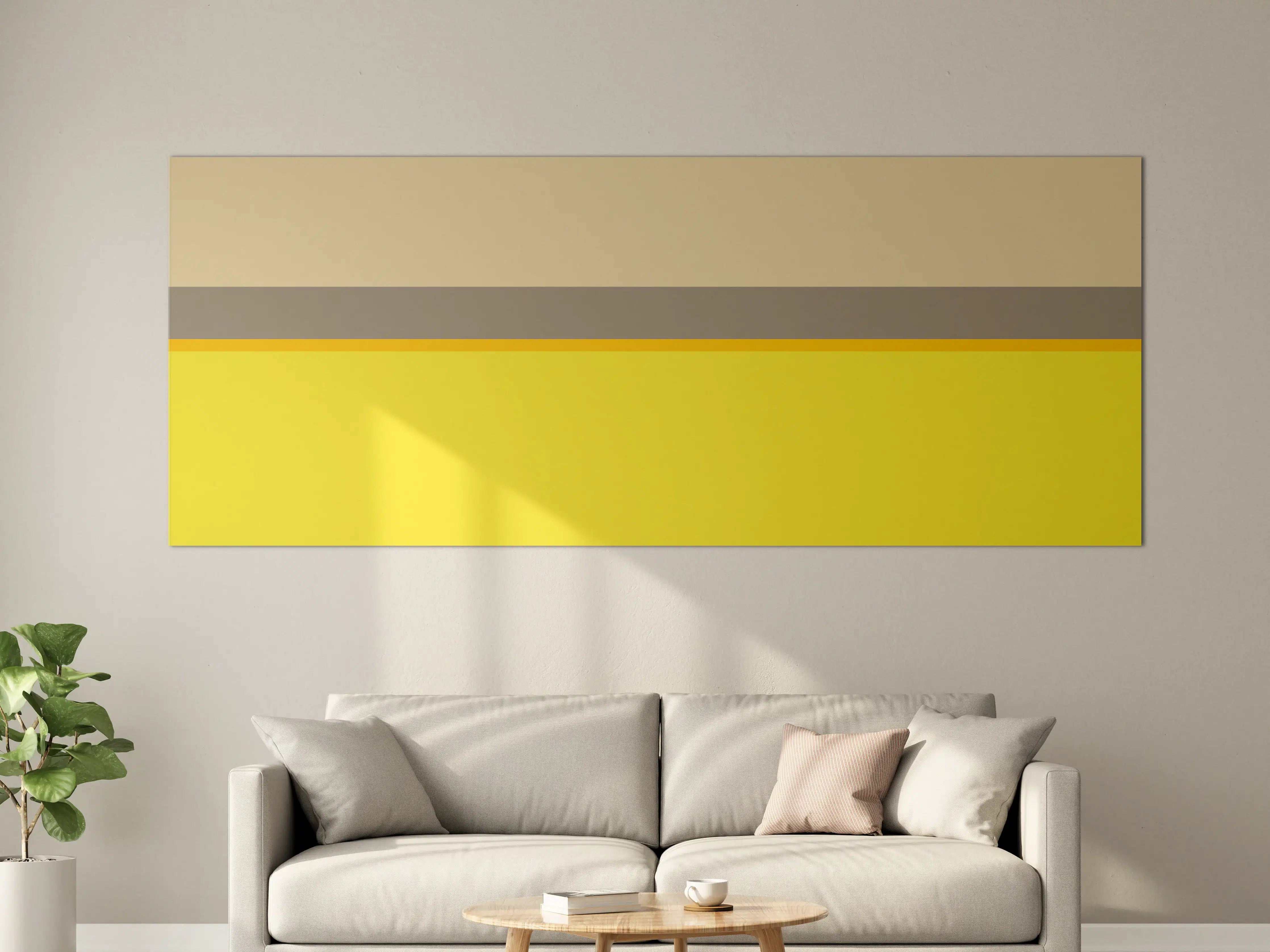 Große Wandbilder - The Yellows - Horizontal - Honey