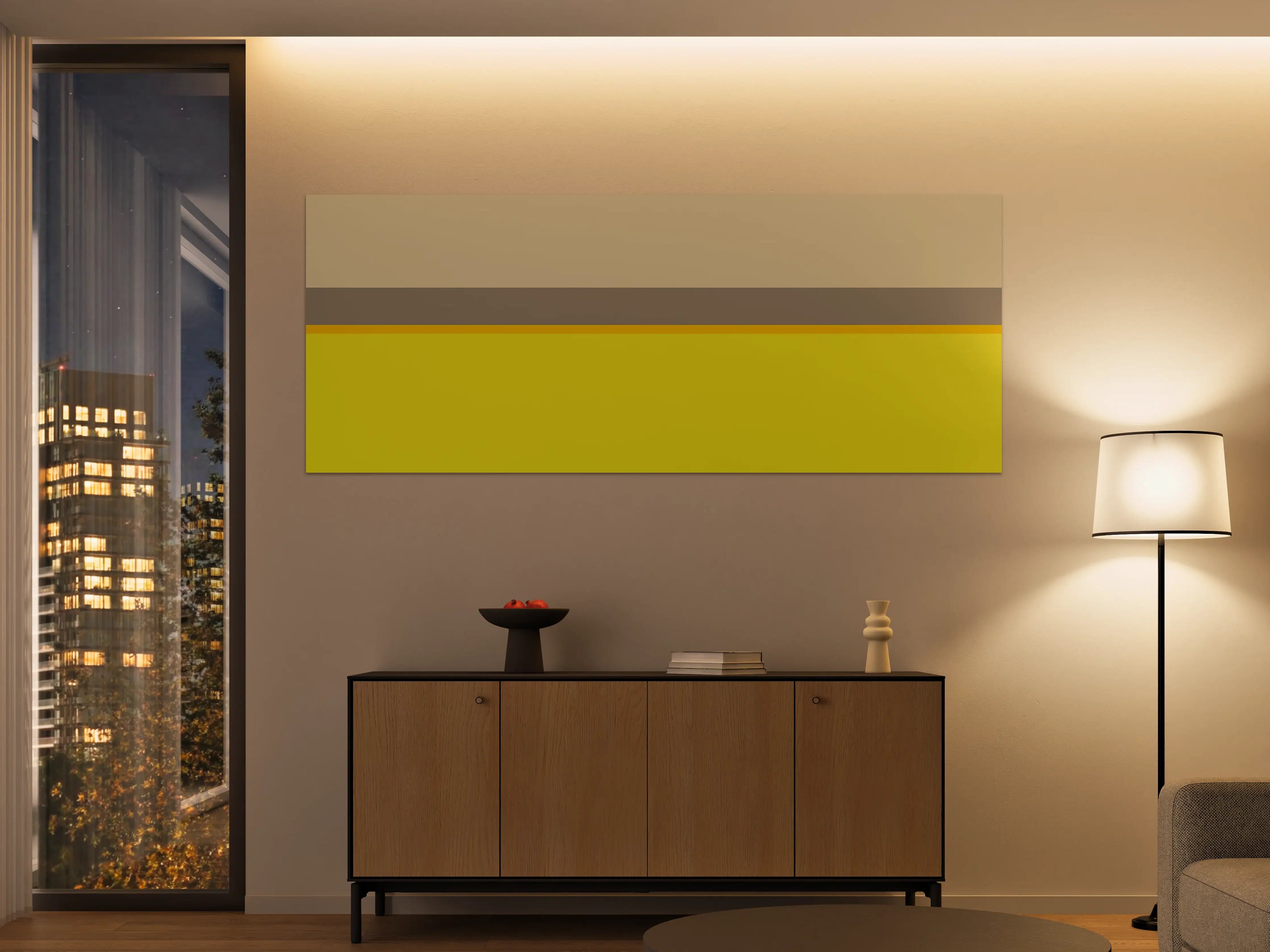 Große Wandbilder - The Yellows - Horizontal - Honey