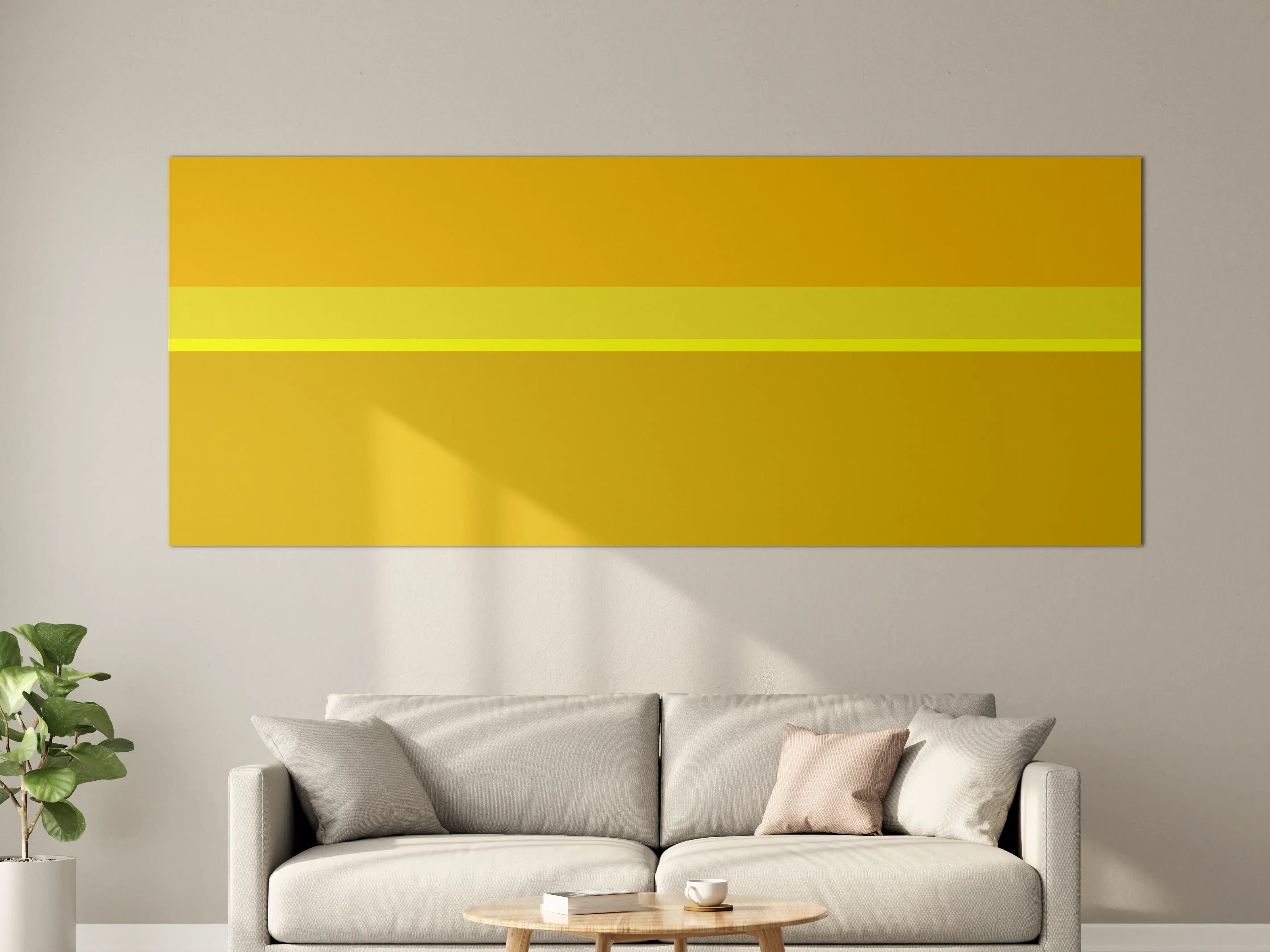 Große Wandbilder - The Yellows - Horizontal - Lemon