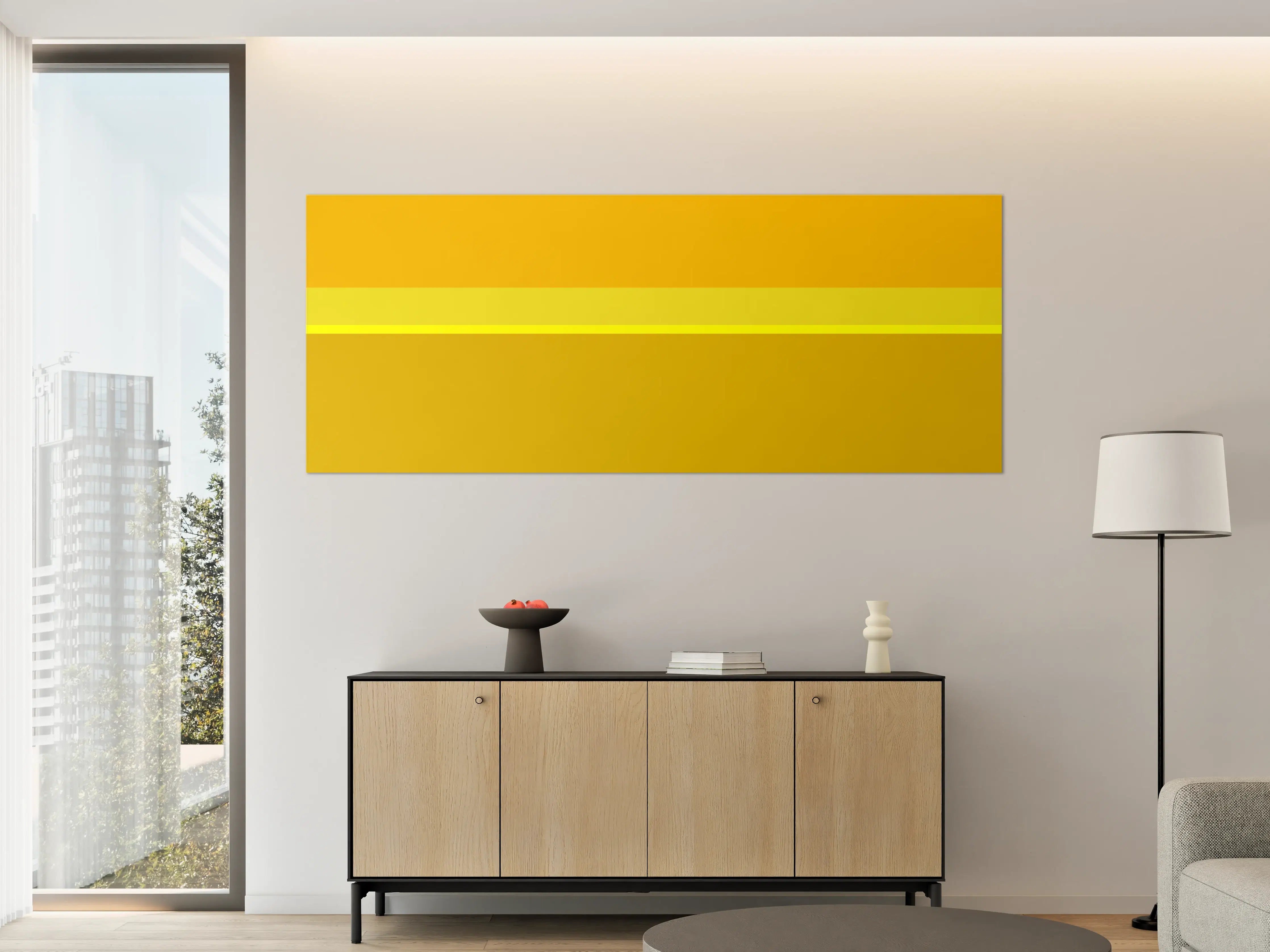 Große Wandbilder - The Yellows - Horizontal - Lemon