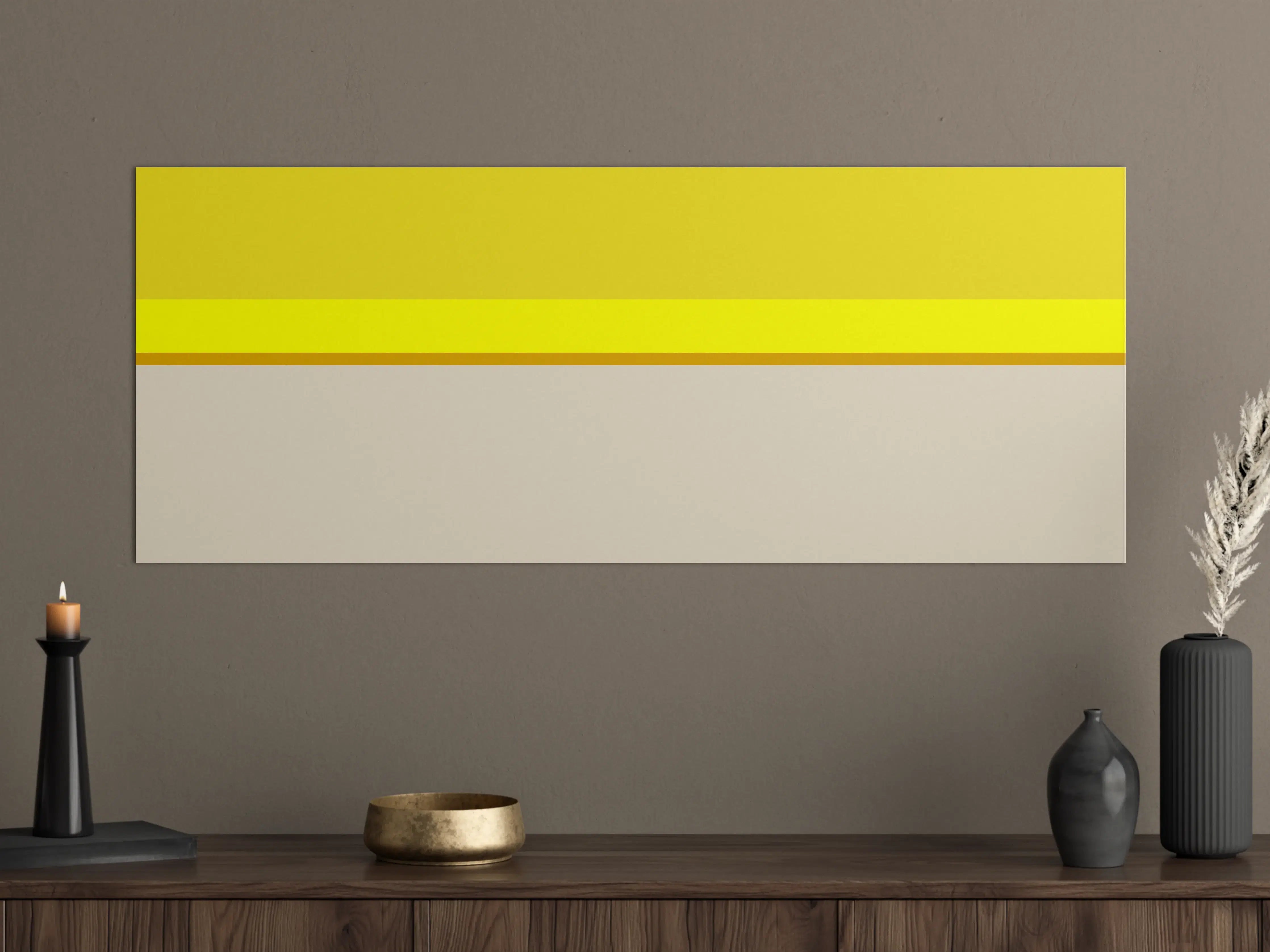 Große Wandbilder - The Yellows - Horizontal - Vanilla