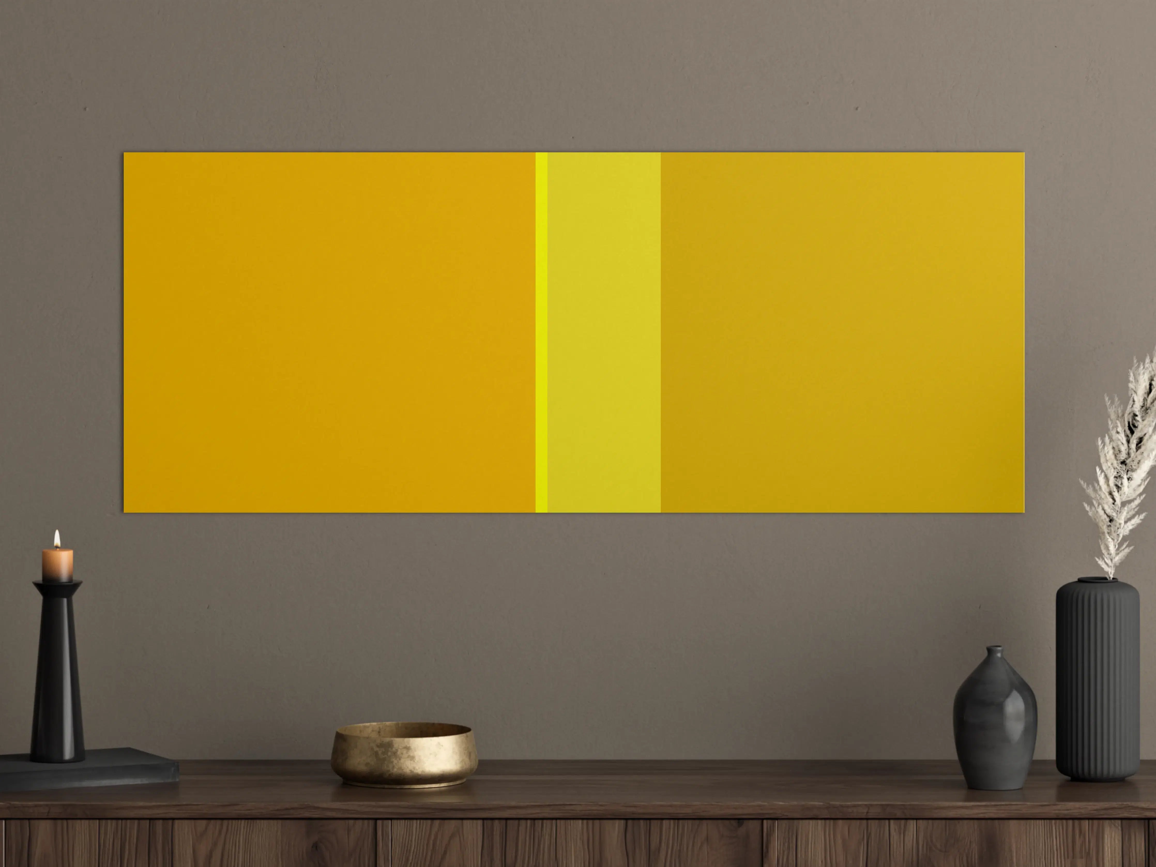 Große Wandbilder - The Yellows - Vertical - Lemon