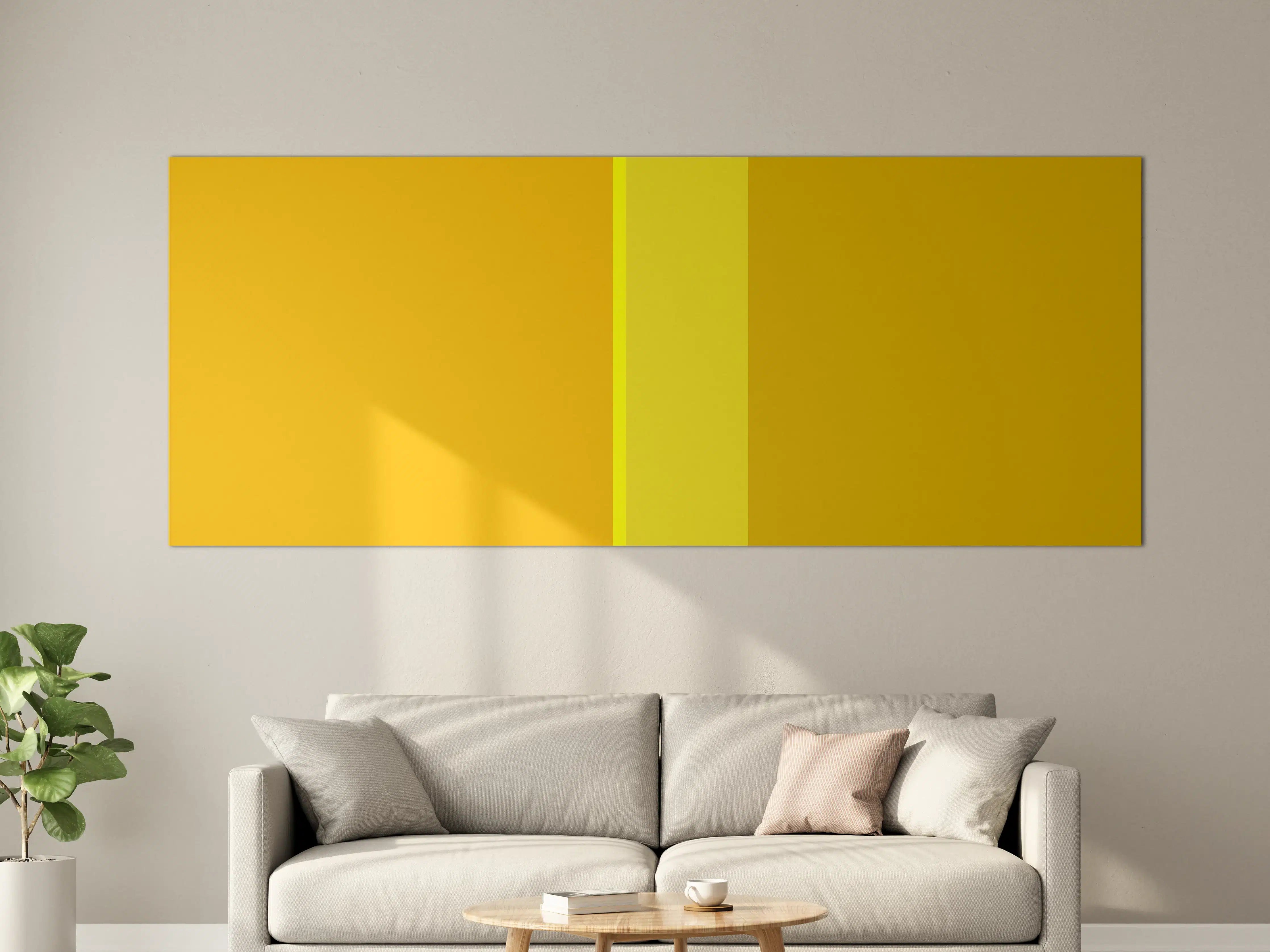 Große Wandbilder - The Yellows - Vertical - Lemon