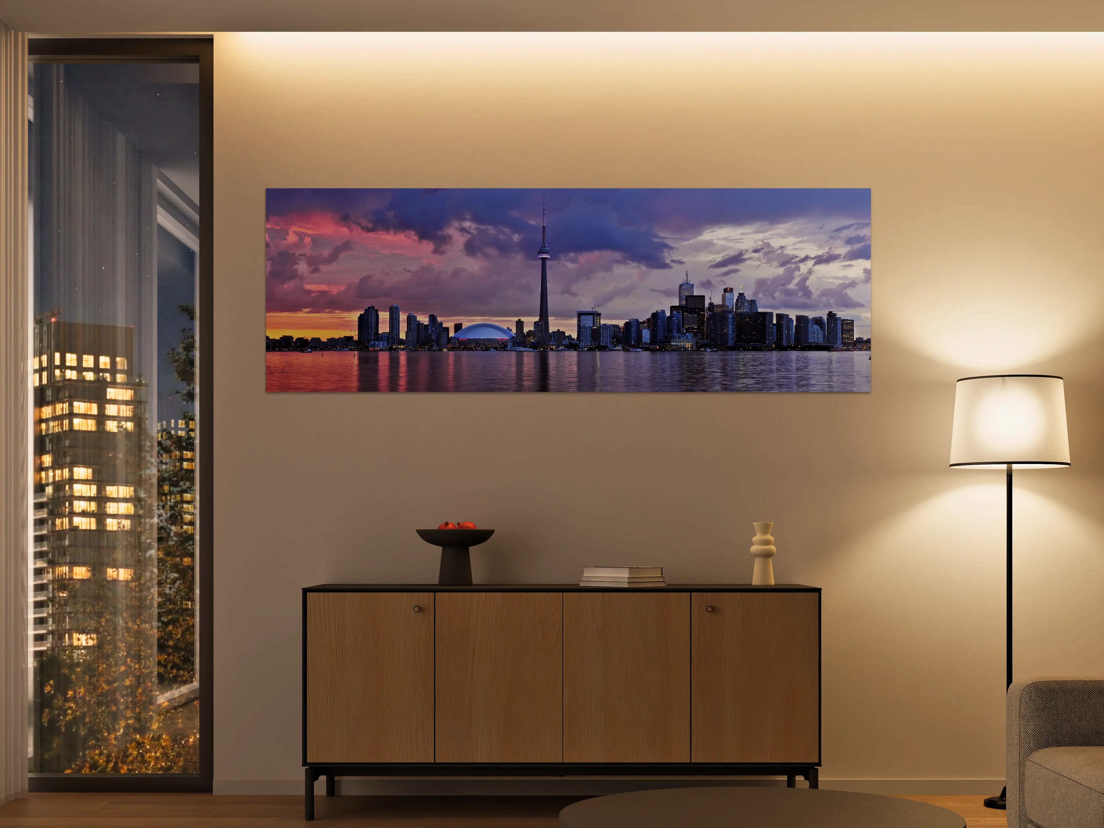 Große Wandbilder - Toronto Skyline bei Abendlicht