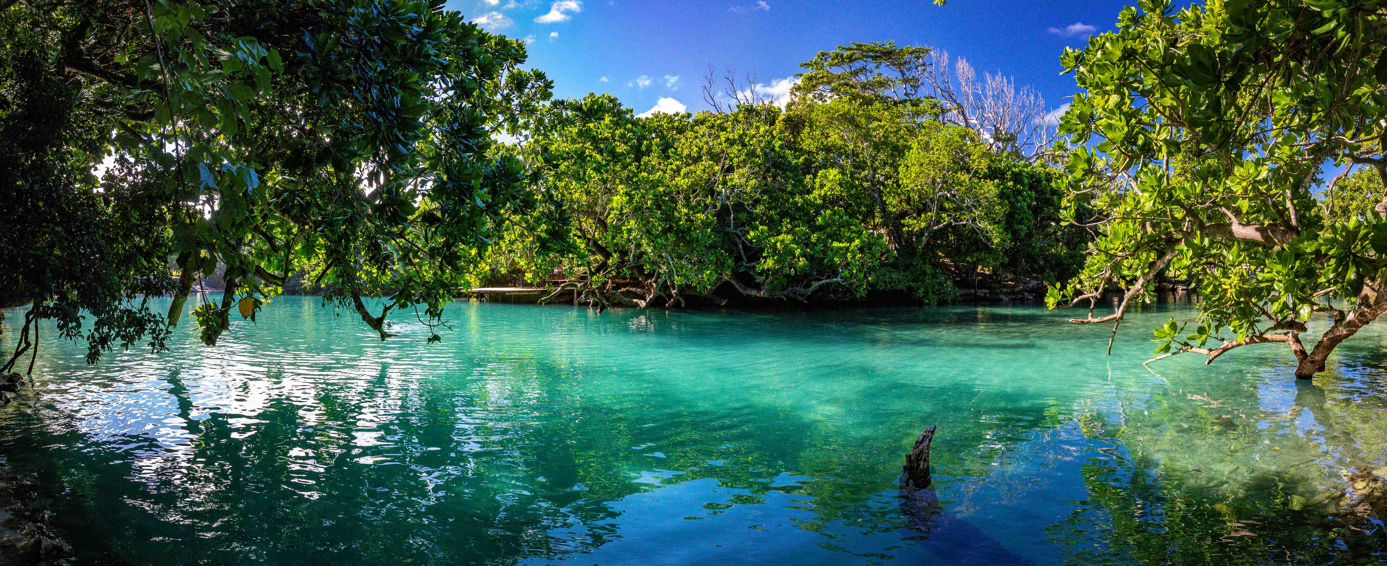 Große Wandbilder-Traumhafter See im Wald - Indonesien