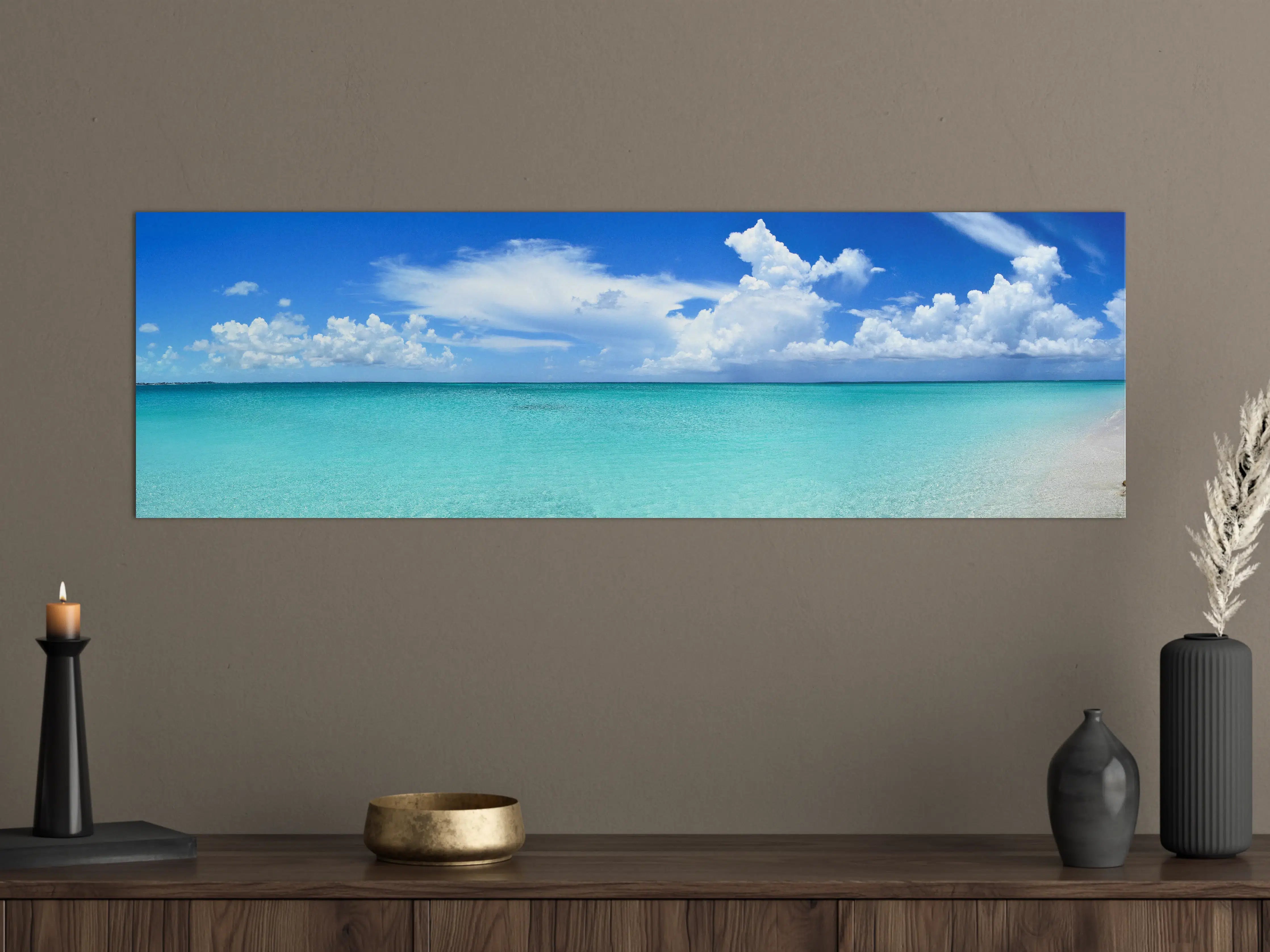 Große Wandbilder - Tropischer Strand mit klarem Wasser