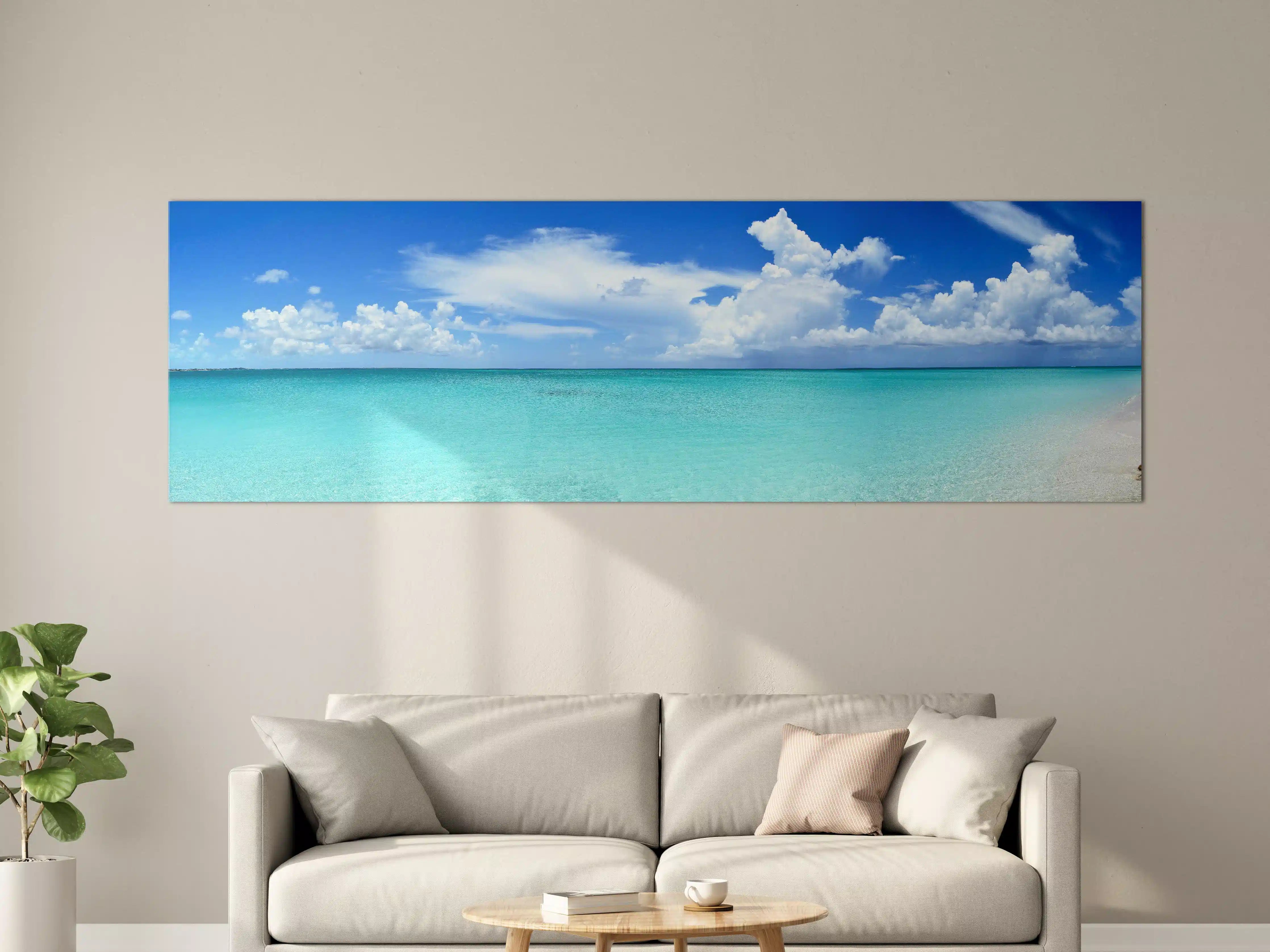 Große Wandbilder - Tropischer Strand mit klarem Wasser