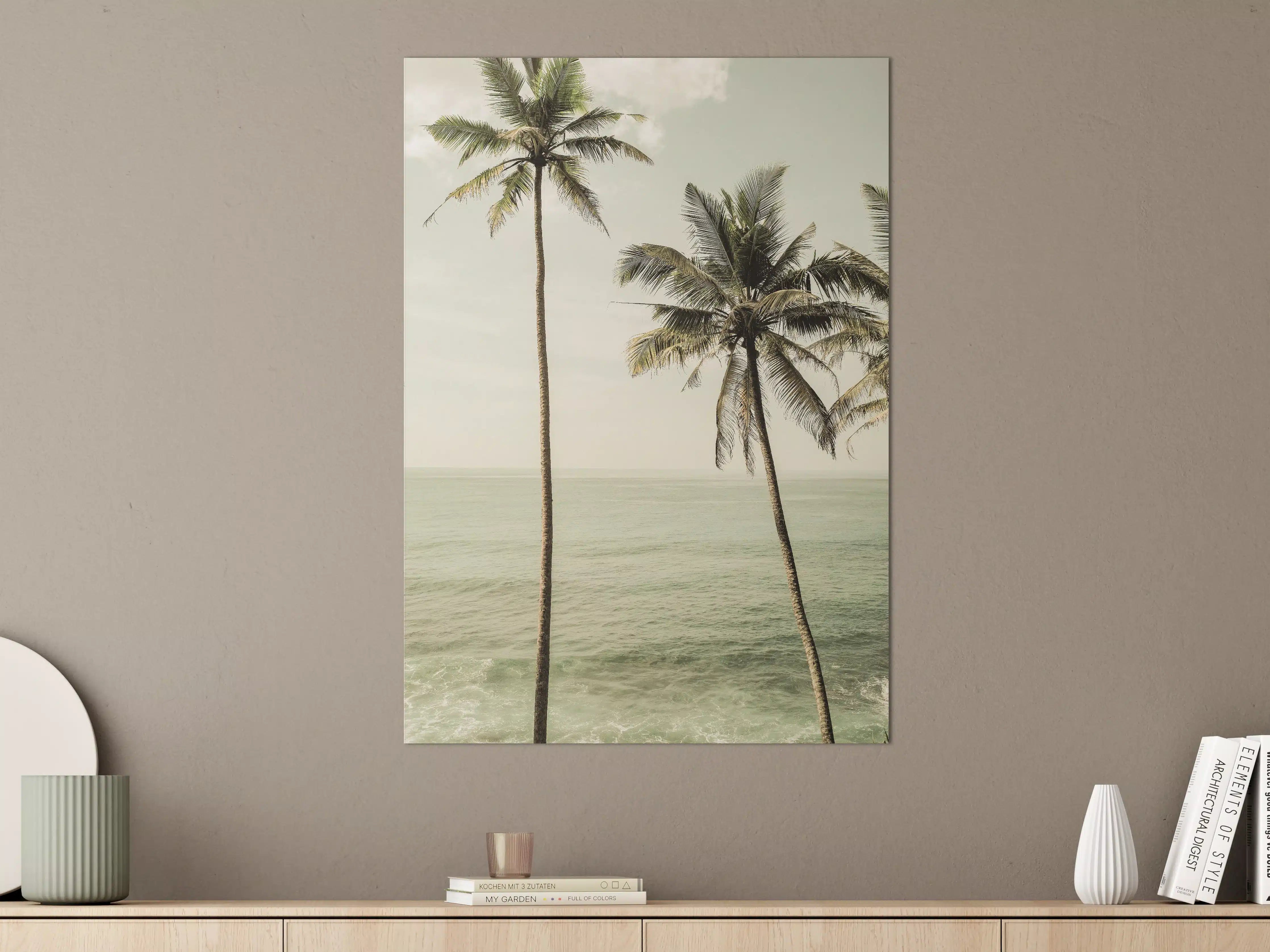 Große Wandbilder - Tropisches Palmen-Meer-Panorama