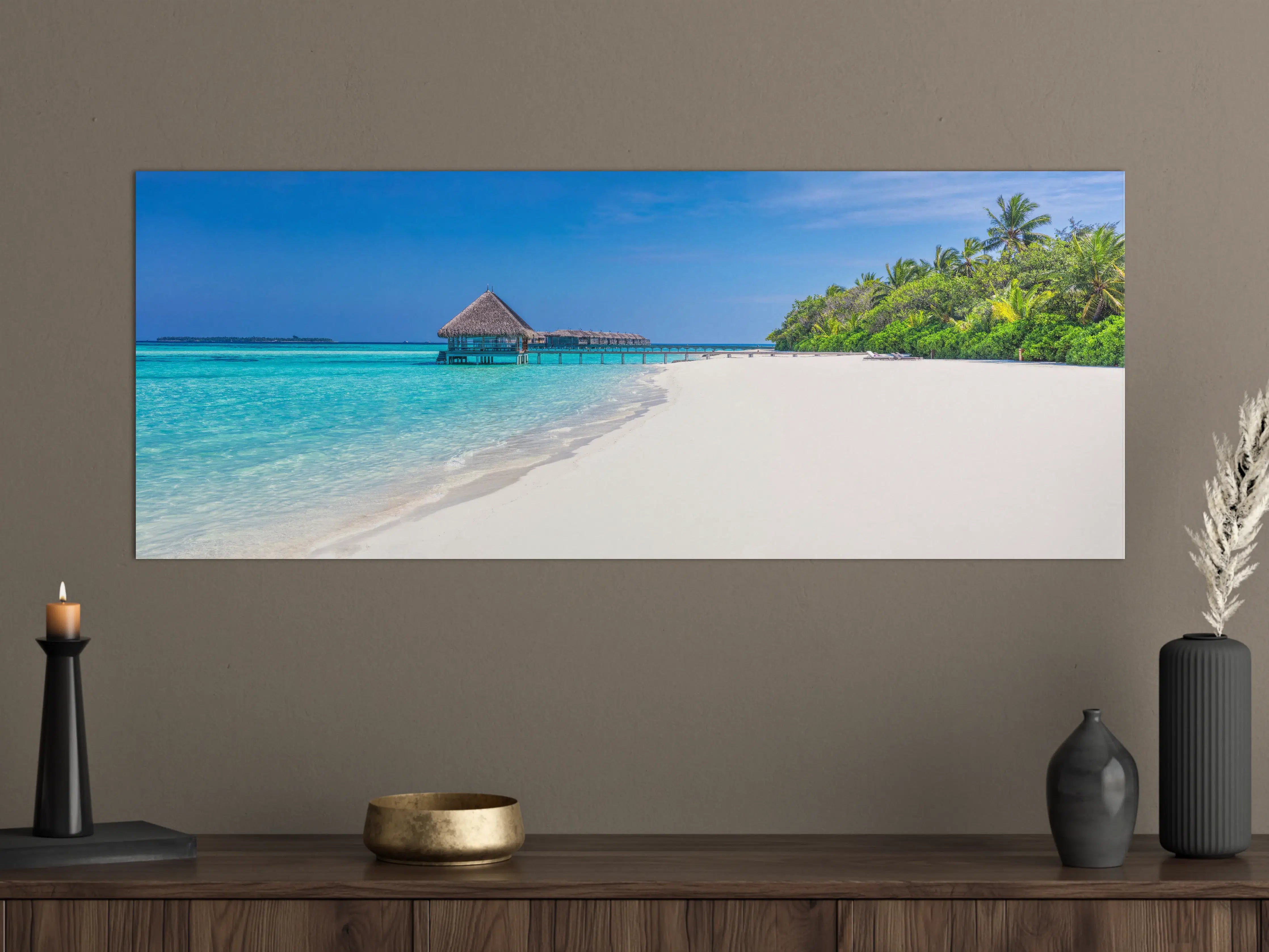 Große Wandbilder - Tropisches Paradies am weißen Sandstrand