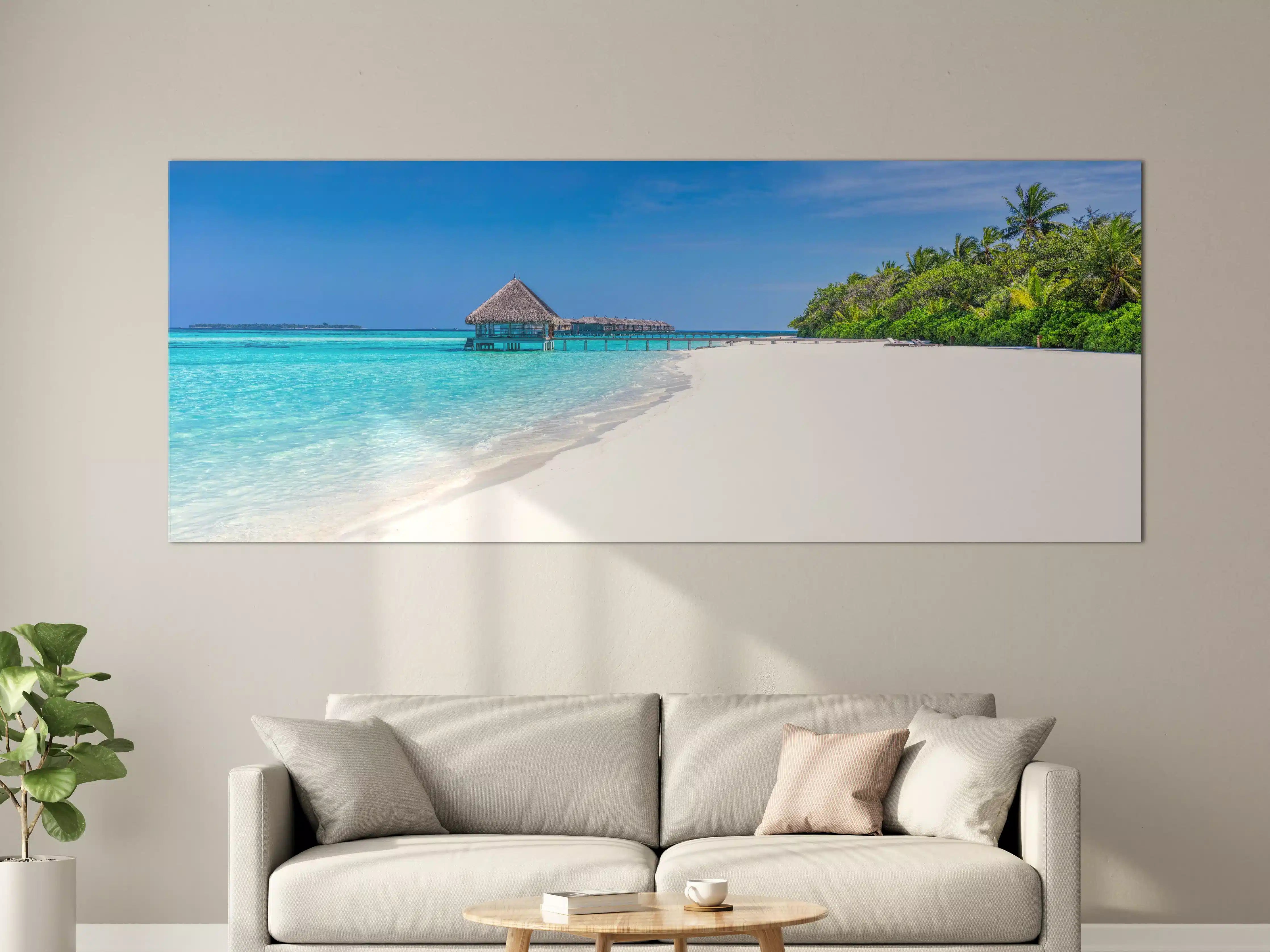 Große Wandbilder - Tropisches Paradies am weißen Sandstrand
