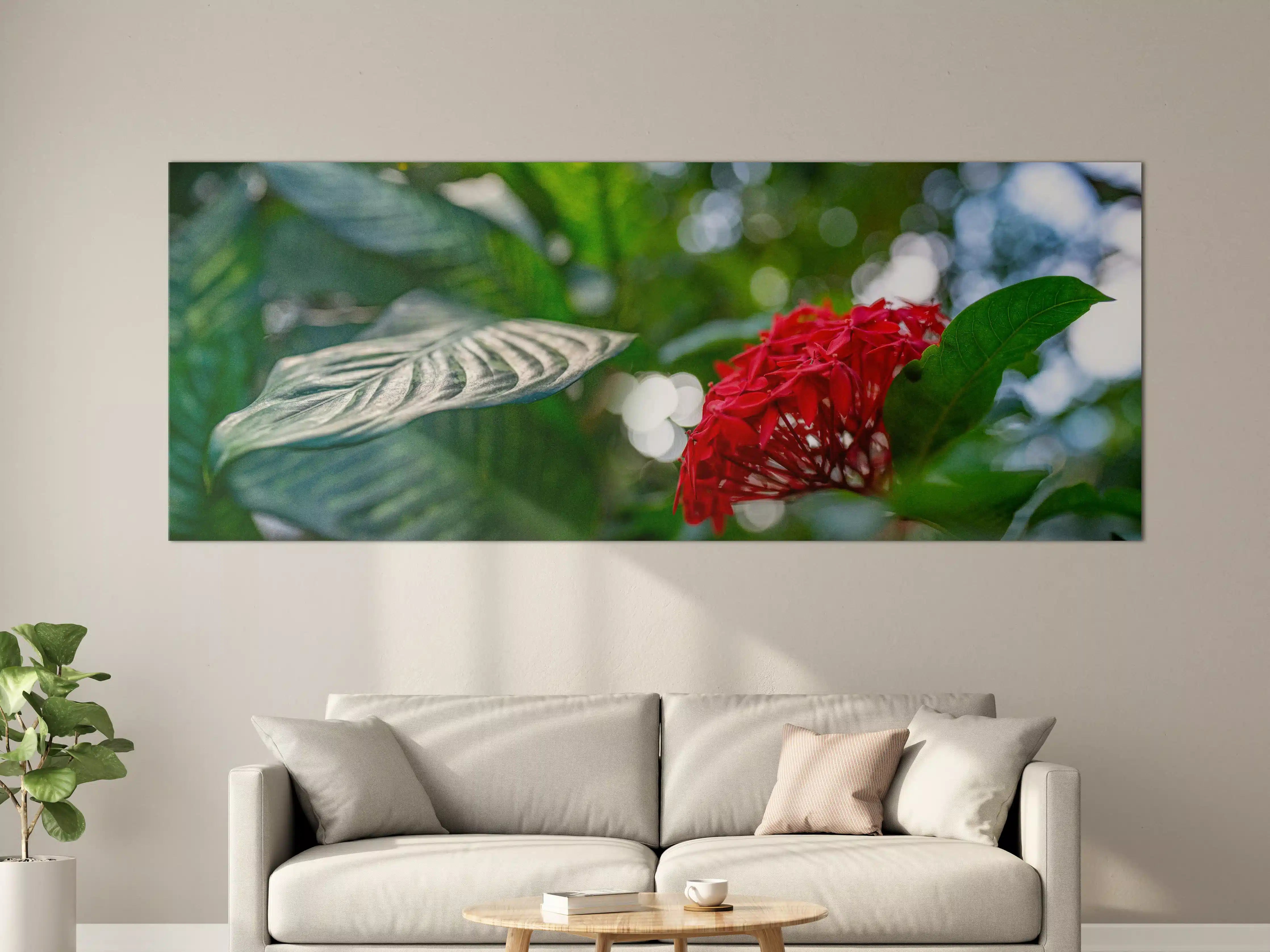 Große Wandbilder - Tropisches Pflanzenmotiv